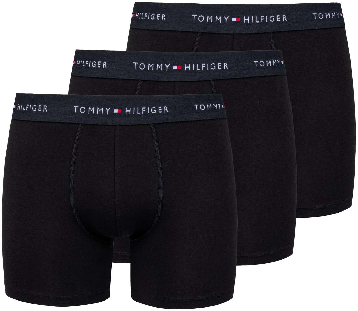 Мужские боксеры Tommy Hilfiger UM0UM02765, 3 пары (размер С, цвет черный)