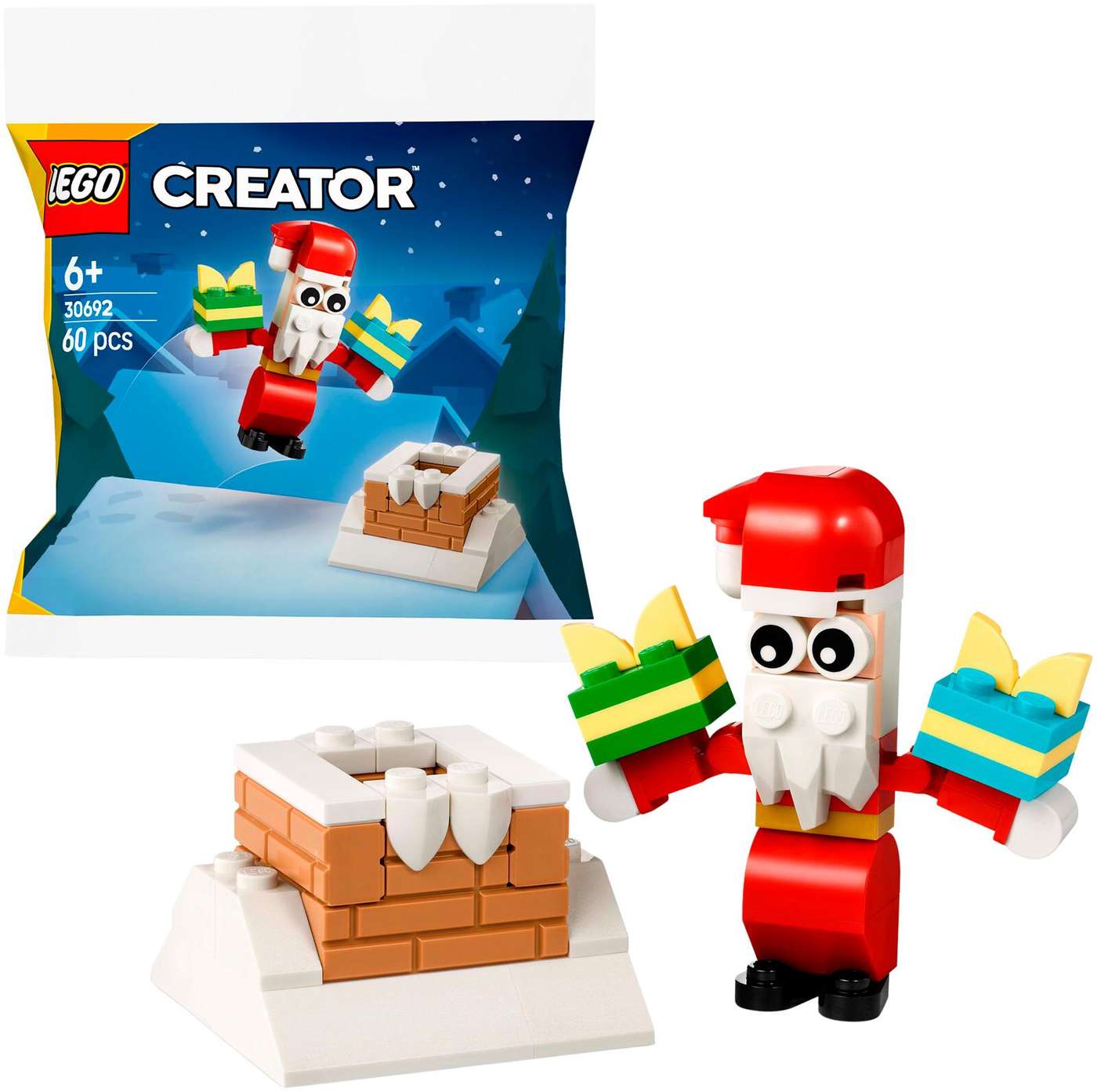 LEGO Creator 30692 Рождественское настроение: Санта и дымоход