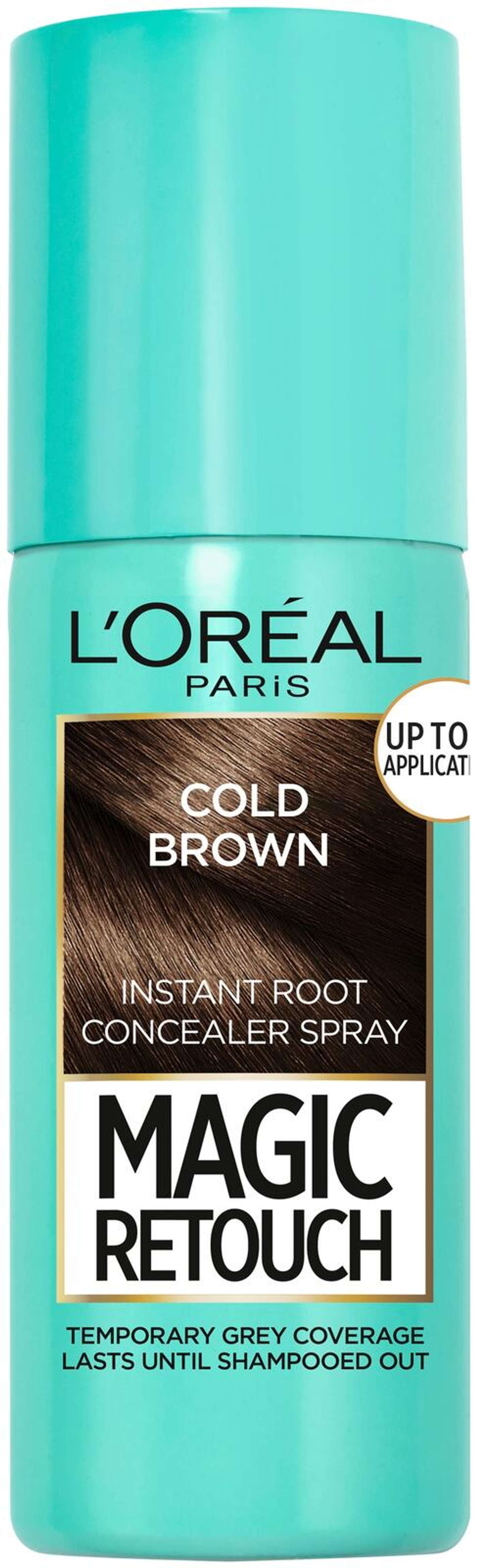 L'Oréal Paris Magic Retouch Cold Brown Распыляемая тональная основа оттенка 75 мл (цвет холодный коричневый)