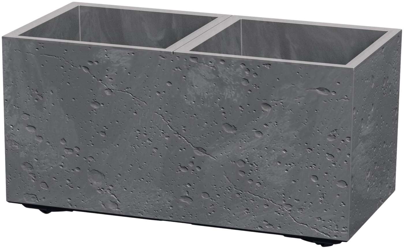 Горшок Prosperplast Sierra Case бетонный серый (цвет безе)