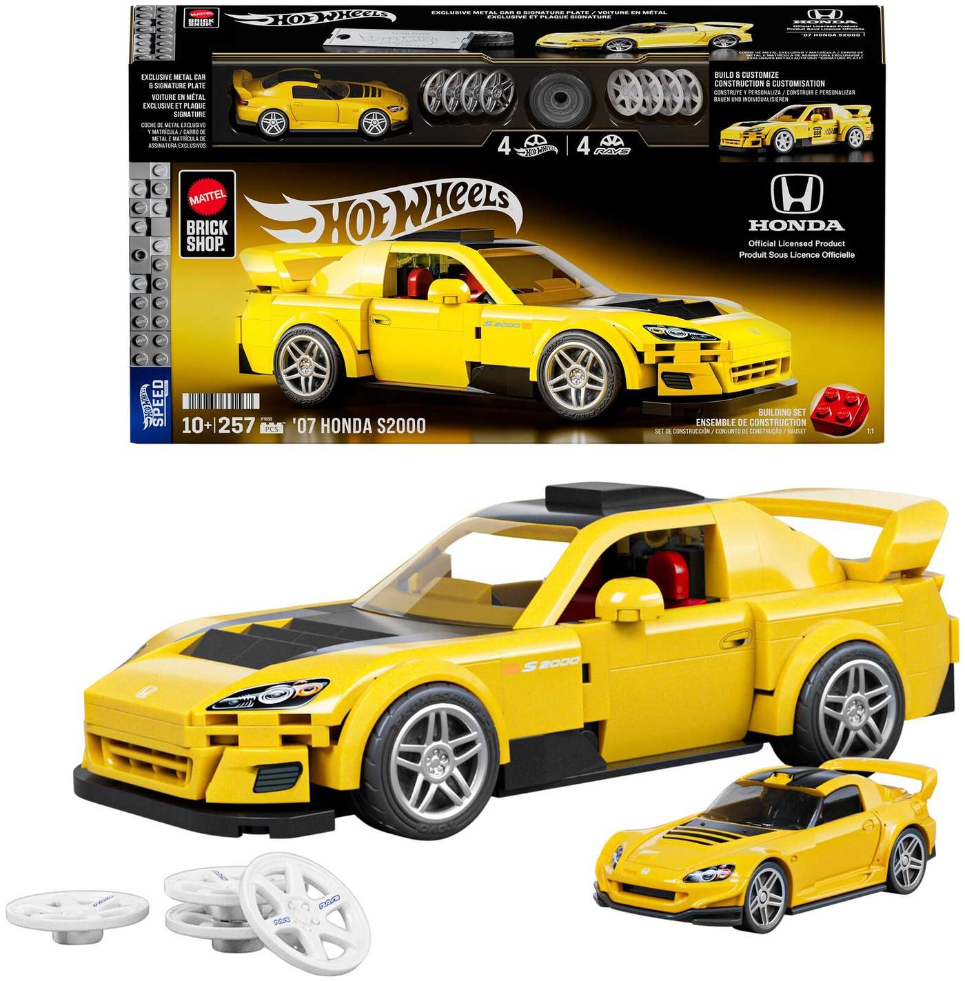 Mattel Brick Shop Hot Wheels Speed ​​Series '07 Honda s2000