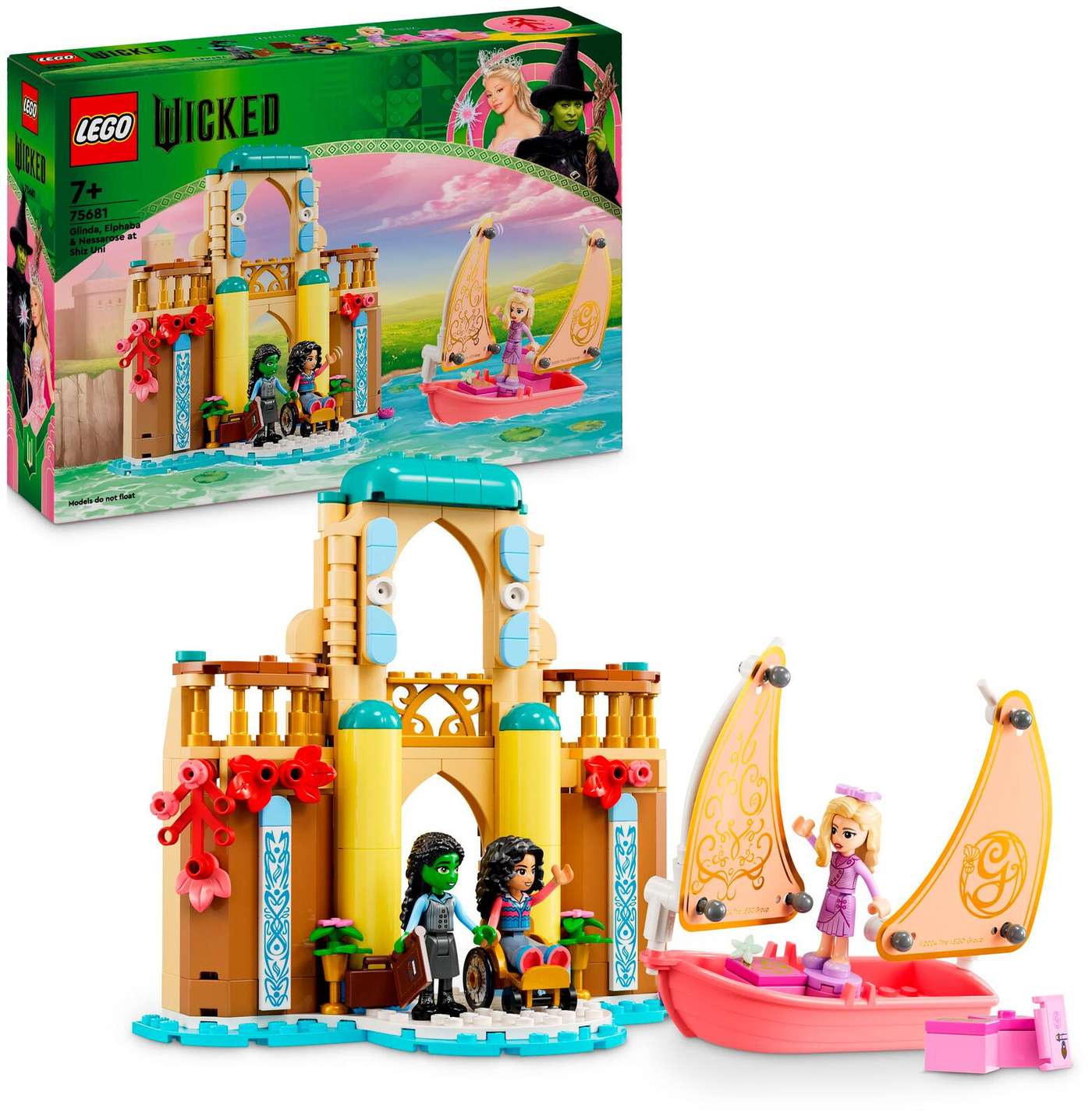 LEGO® Wicked Glinda, Elphaba и Nessarose at Shiz University 75681 Строительный набор