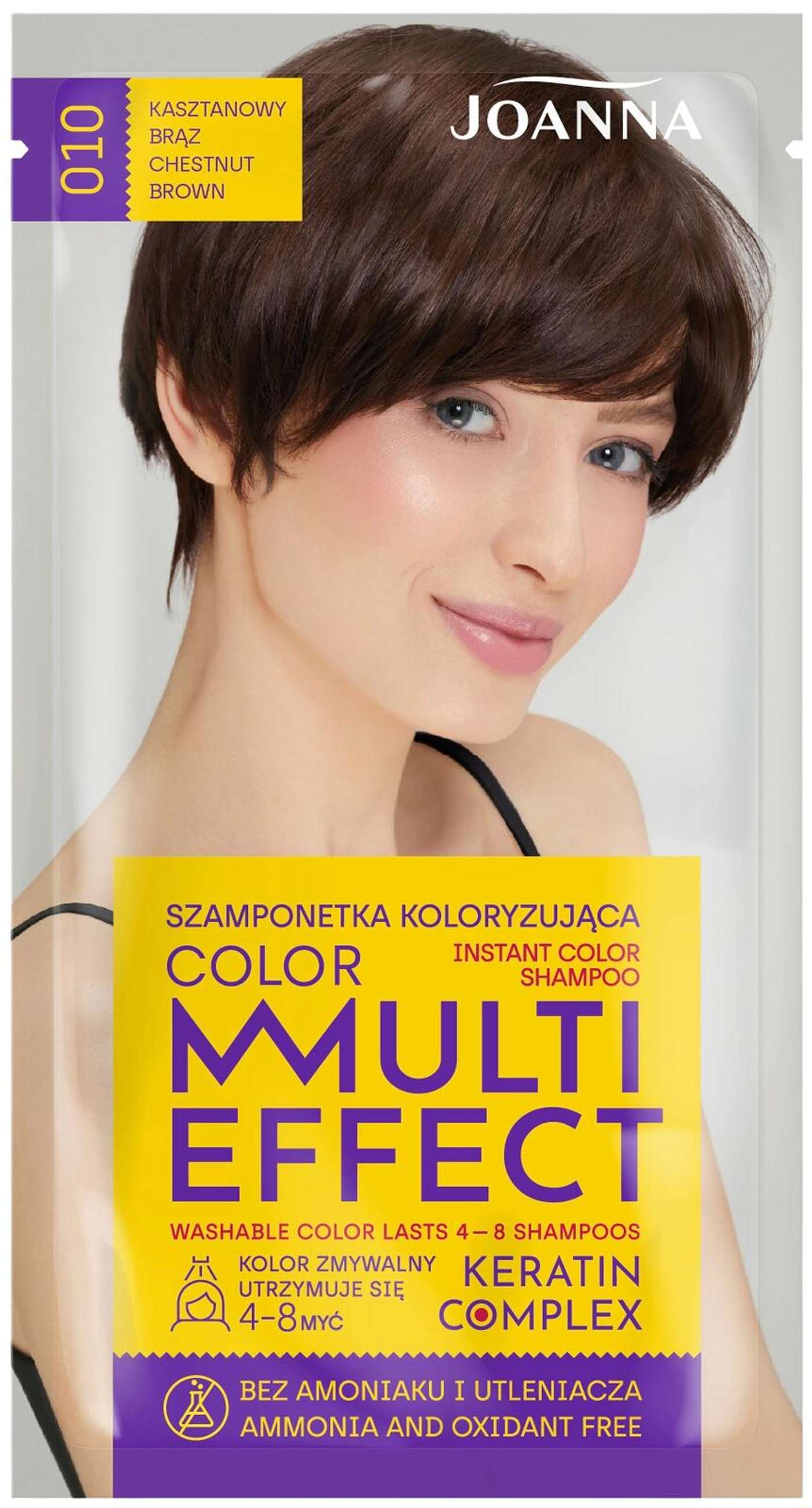 Шампунь Joanna Multi Effect Каштан Коричневый 010