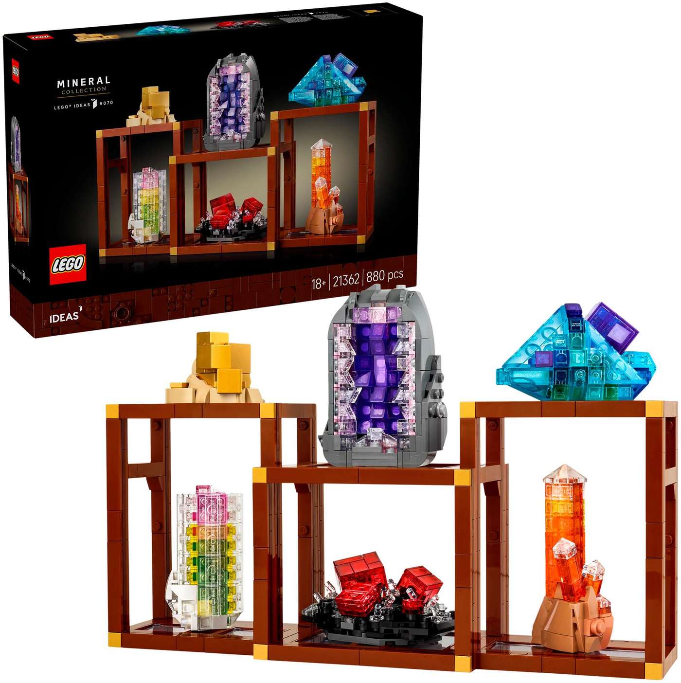 LEGO Ideas 21362 Коллекция минералов