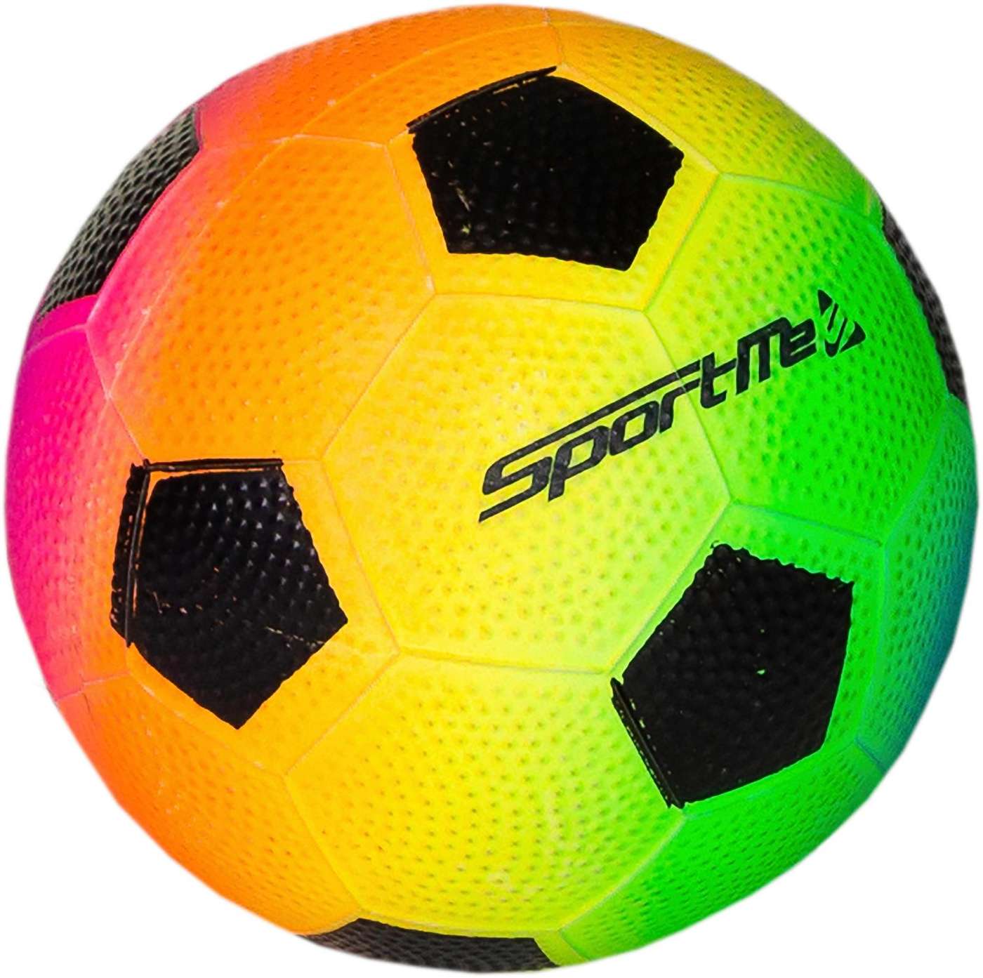 Мини-футбол SportMe 14см радуга (цвет Радуга)