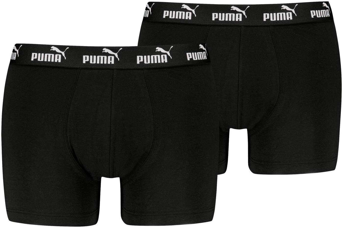 Набор базовых мужских боксеров Puma Elements, 2 пары (размер С, цвет черный)