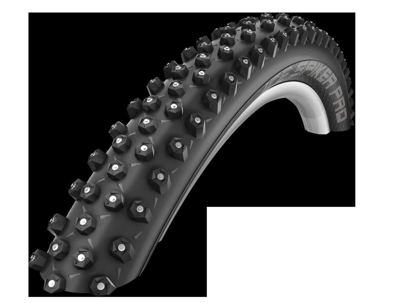 Велосипедная шипованная покрышка Schwalbe Ice Spiker Pro Performance 26 дюймов 54-559 361 шип (цвет Черный)