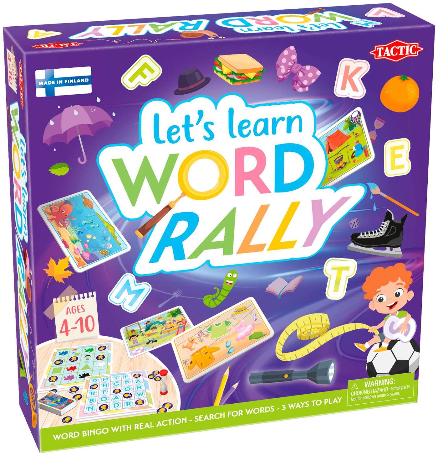 Тактическая настольная игра Давайте выучим Word Rally RU