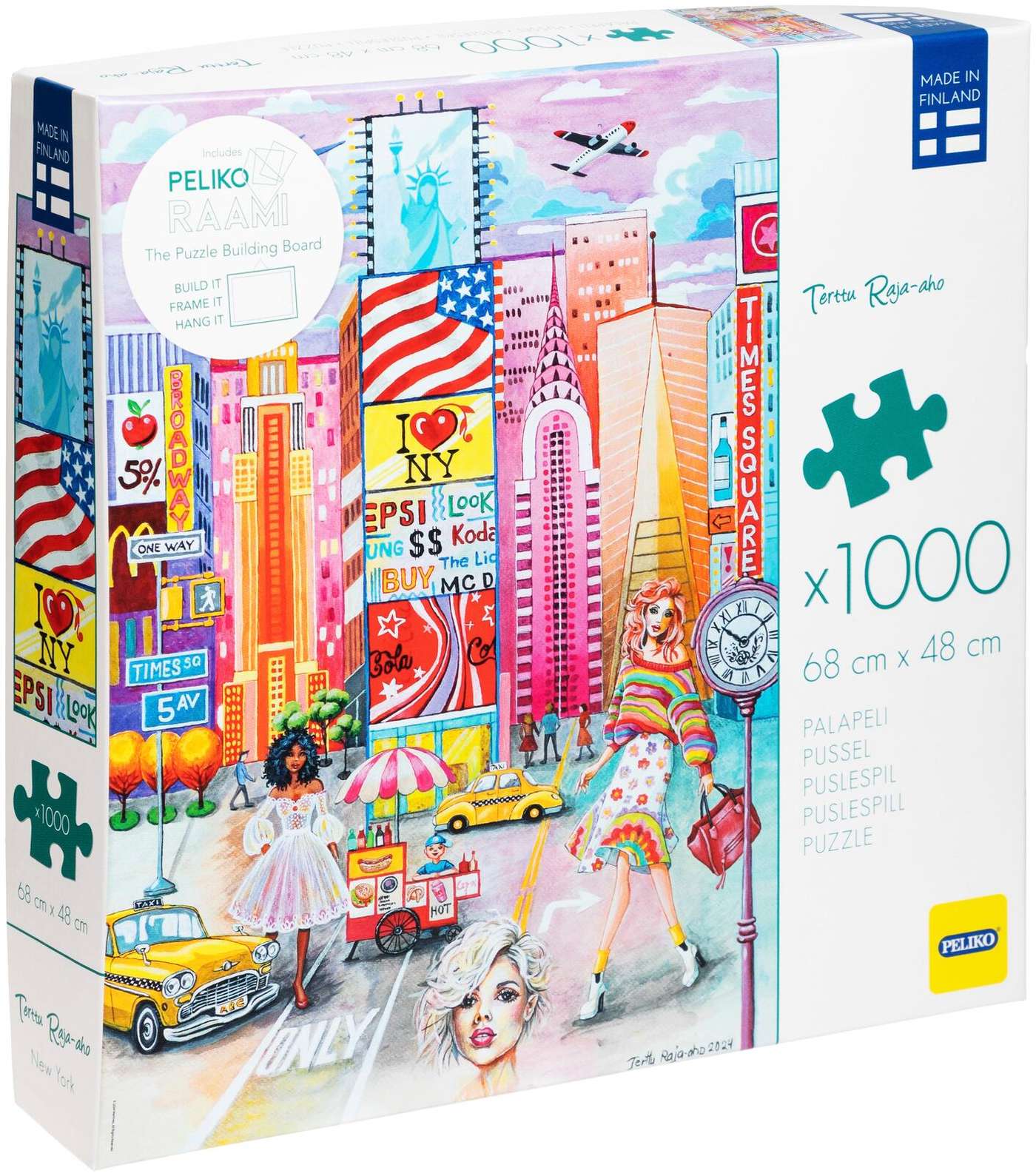 Пазл Peliko 1000 деталей Terttu Raja-aho New York