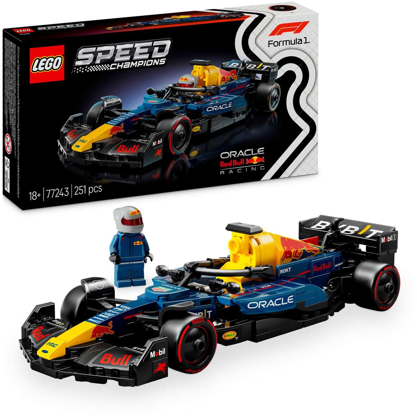 LEGO® Speed ​​​​Champions 77243 Гоночный автомобиль Oracle Red Bull Racing RB20 F1®