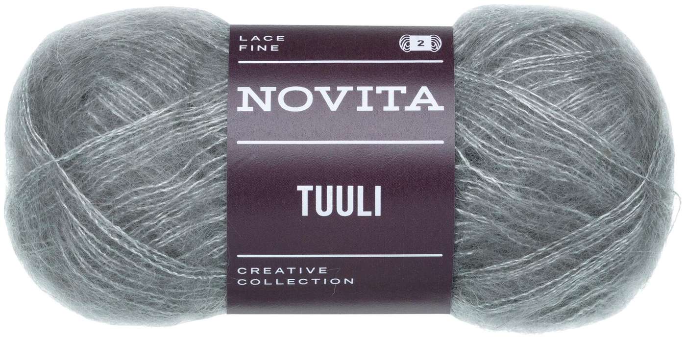 Пряжа Novita Tuuli 25 г Kari 042 (цвет скалы)