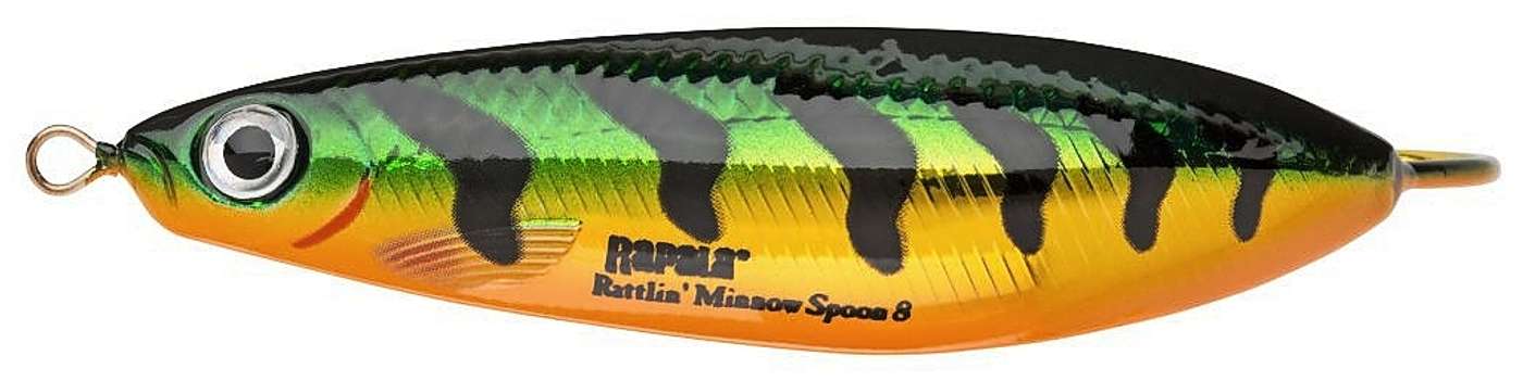 Rapala Rattlin' Minnow Spoon 08 Flp блесна (цвет Разноцветный)