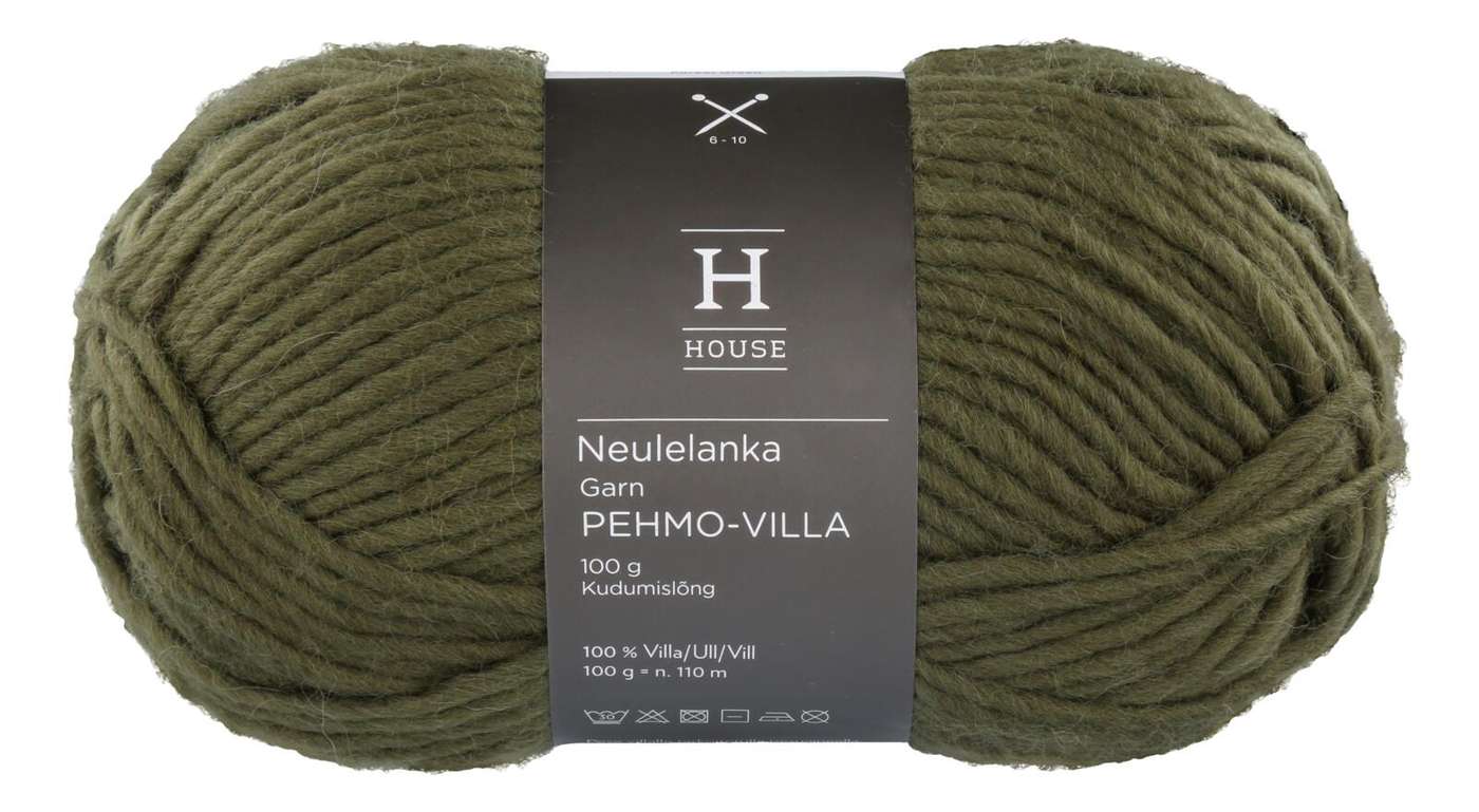 Пряжа для домашнего вязания Мягкая шерсть 112706 100 г Forest Green 10267 (цвет зеленый лес)