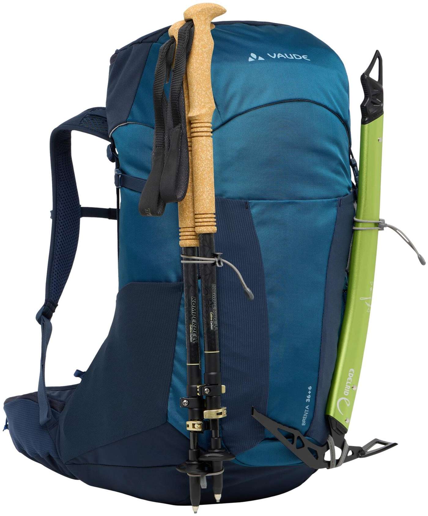 Рюкзак Vaude с сетчатой ​​спинкой Brenta 36 + 6 литров, Балтийское море (цвет Балтийское море)
