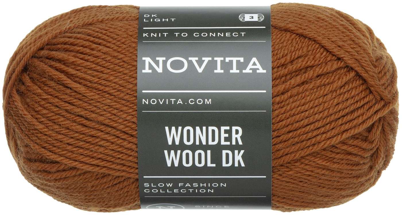 Пряжа Novita Wonder Wool DK 50 г tatti 663 (цвет невзрачный)