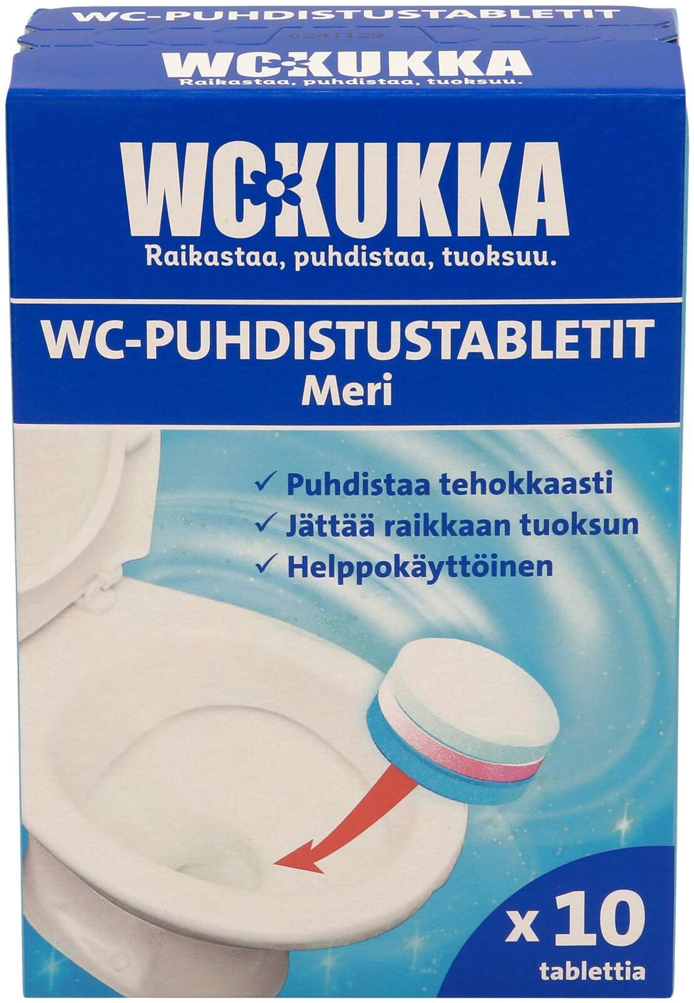Таблетки для чистки унитазов WC Kukka Meri 10х25г