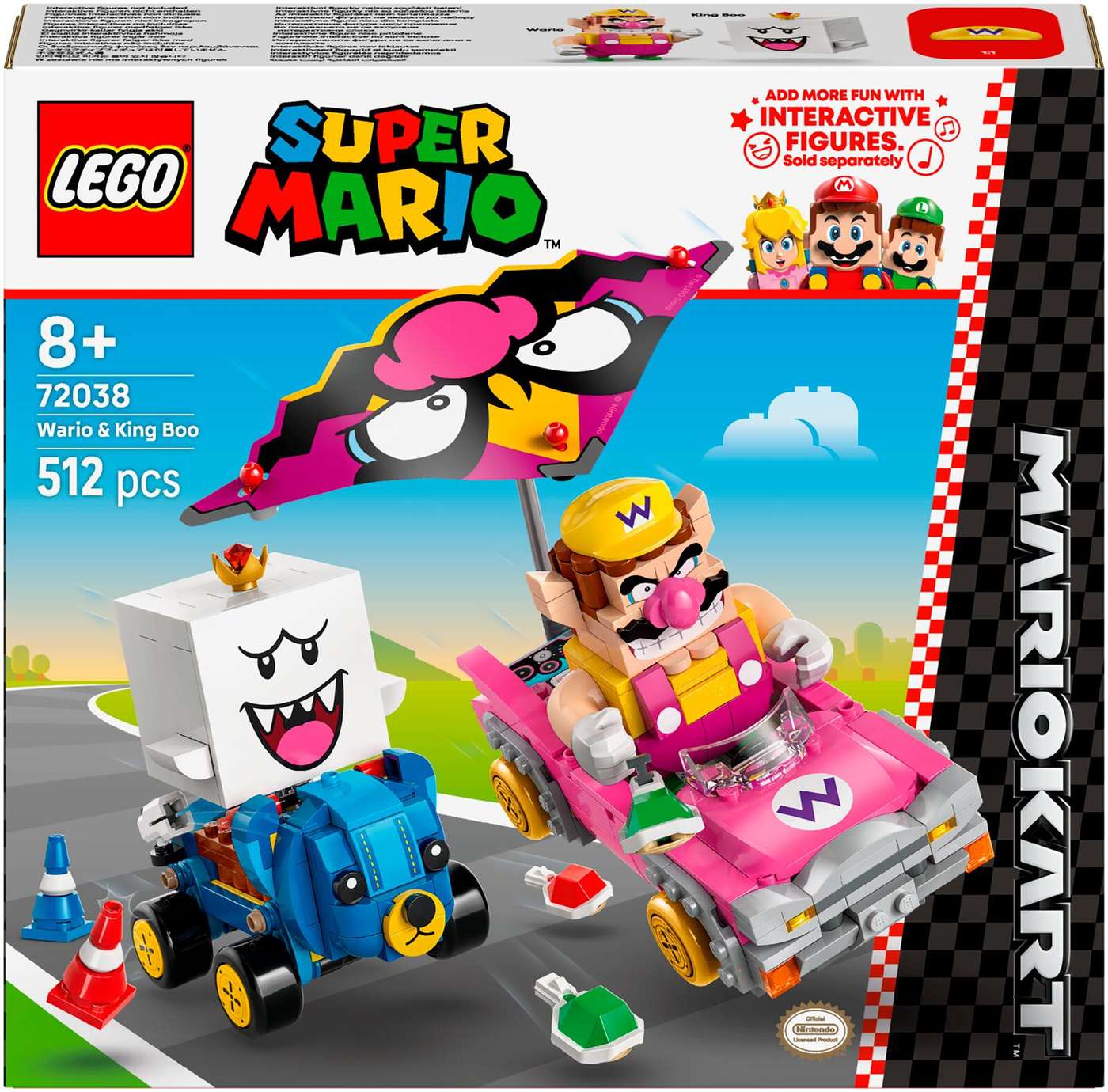 LEGO Super Mario 72038 Mario Kart™ - Варио и король Бу