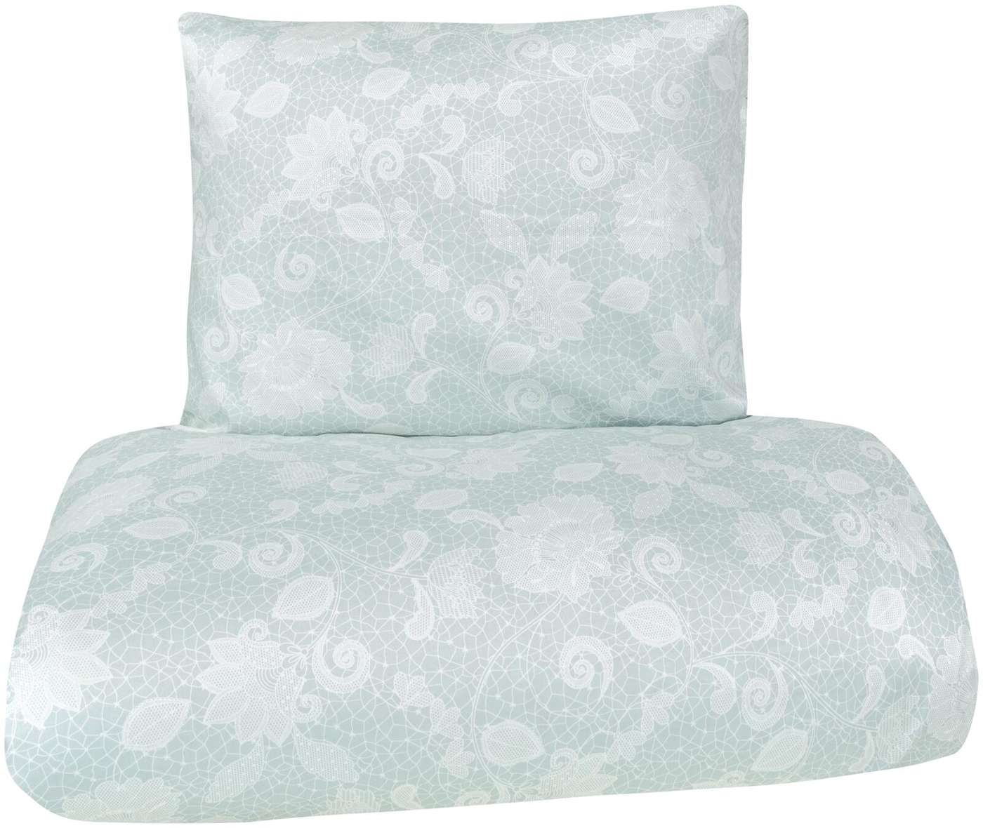 Комплект постельного белья House из сатина Lace 9222 150 x 210 см + 55 x 65 см серый (цвет серый)