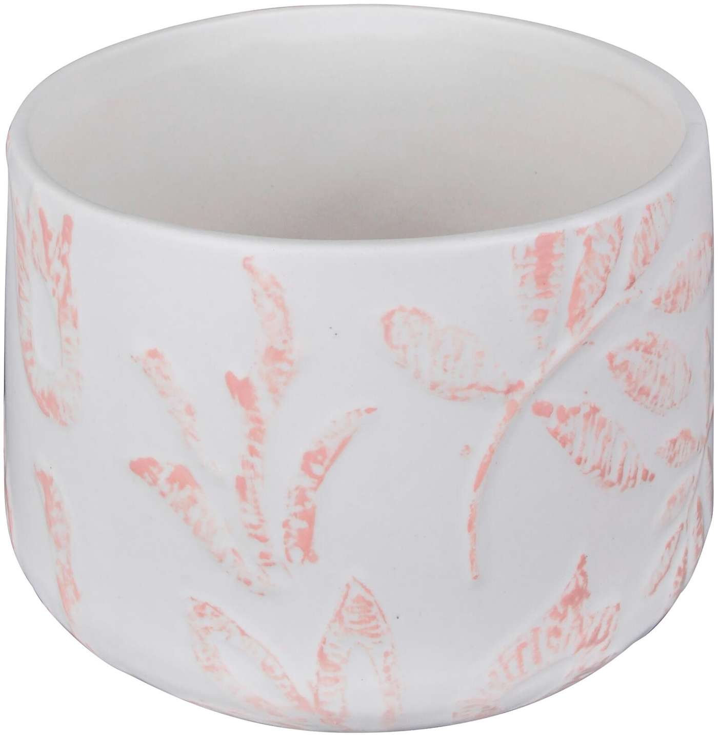 Домашний горшок Romantic 16, 5x12, 5 см розовый / белый (цвет розовый)