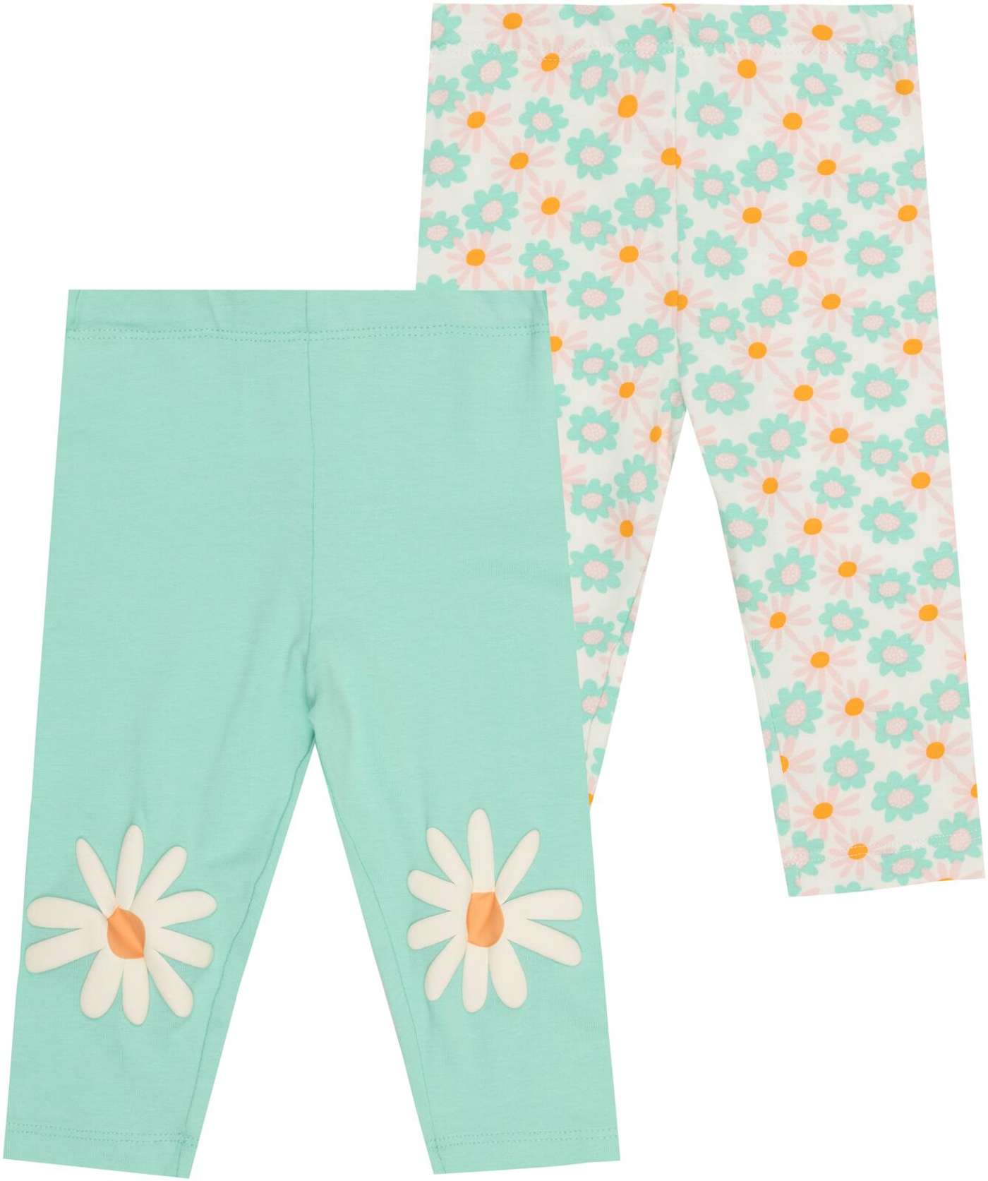 Детские леггинсы Ciraf Floral 250B260457 2 шт. (размер 56, цвет Многоцветный)