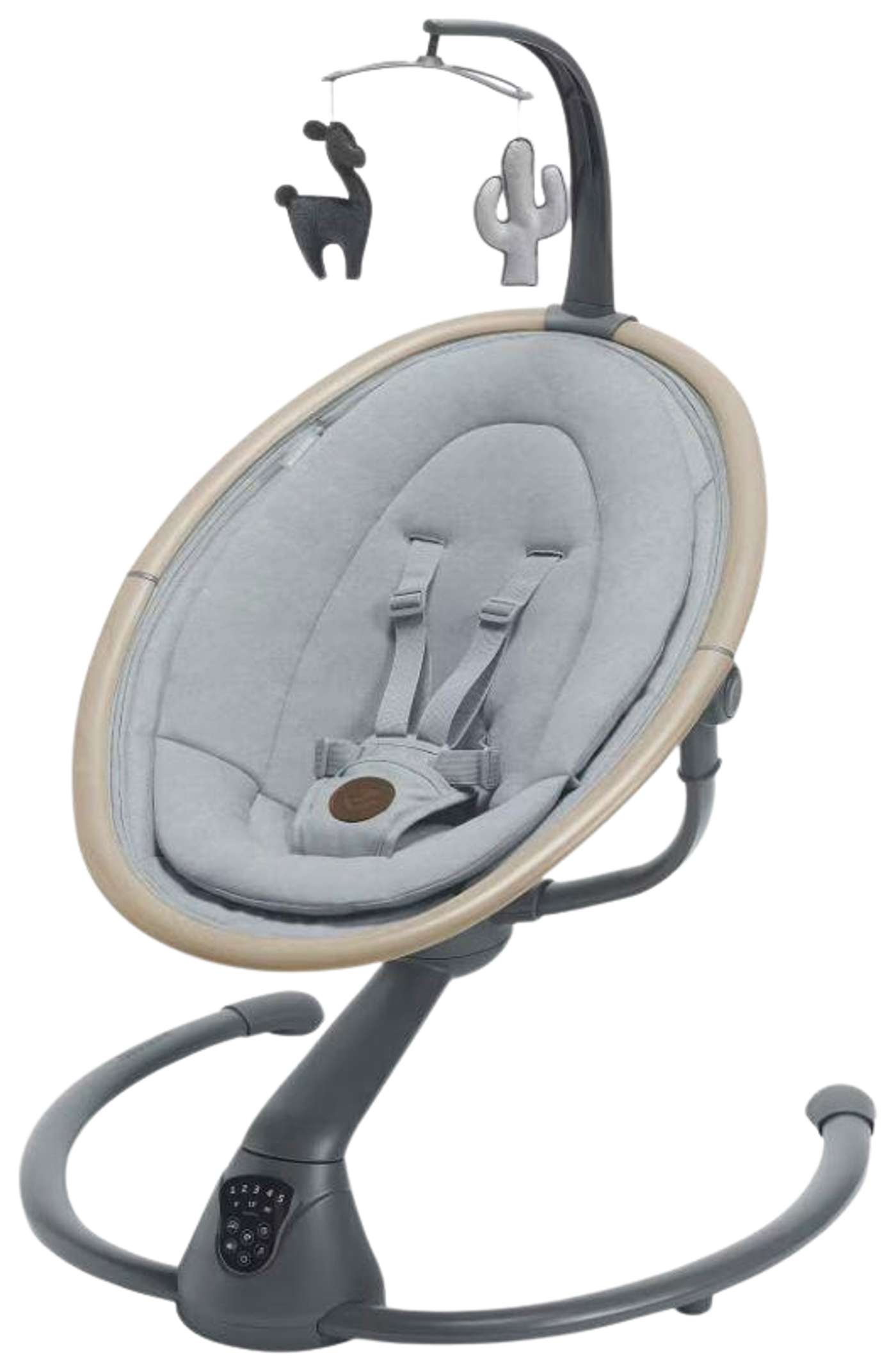 Детское кресло-качалка Maxi-Cosi Cassia Electric серое (цвет За пределами серого)