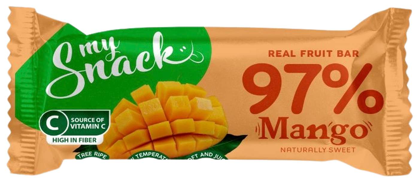 Батончик MySnack 97% Манго 30г