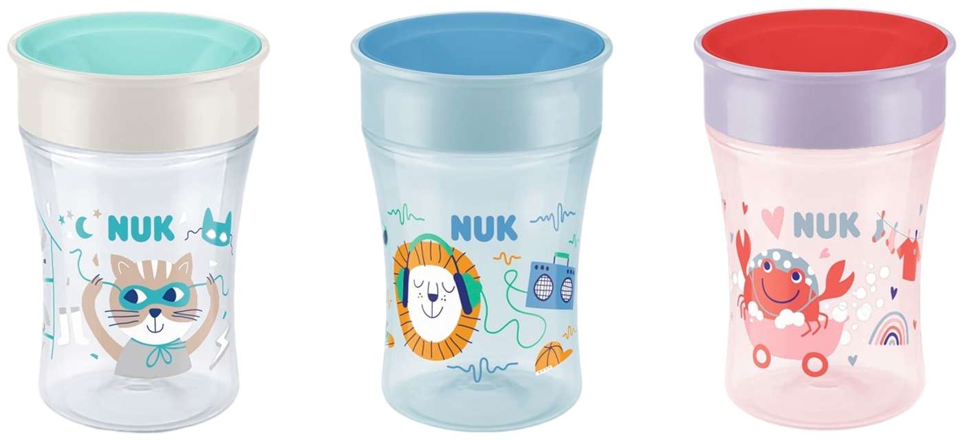 Волшебная кружка NUK Magic Cup 230мл 8 месяцев +