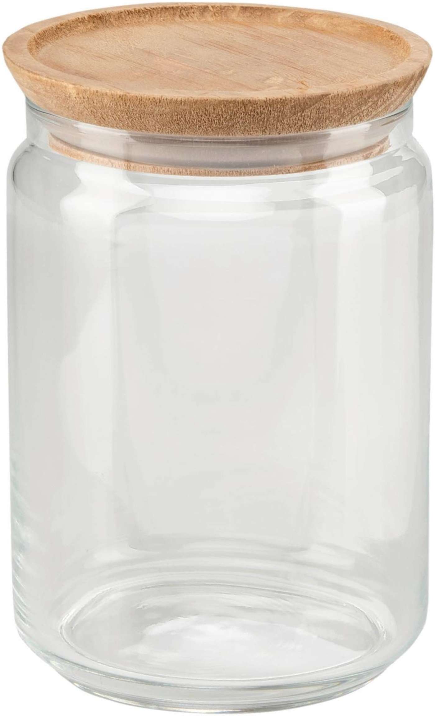 Стеклянная банка Luminarc с деревянной крышкой Pure Jar 1 л (цвет прозрачный)