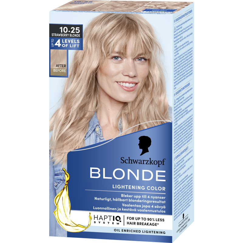 Осветляющий крем Schwarzkopf Blonde 10.25 Клубничный блонд