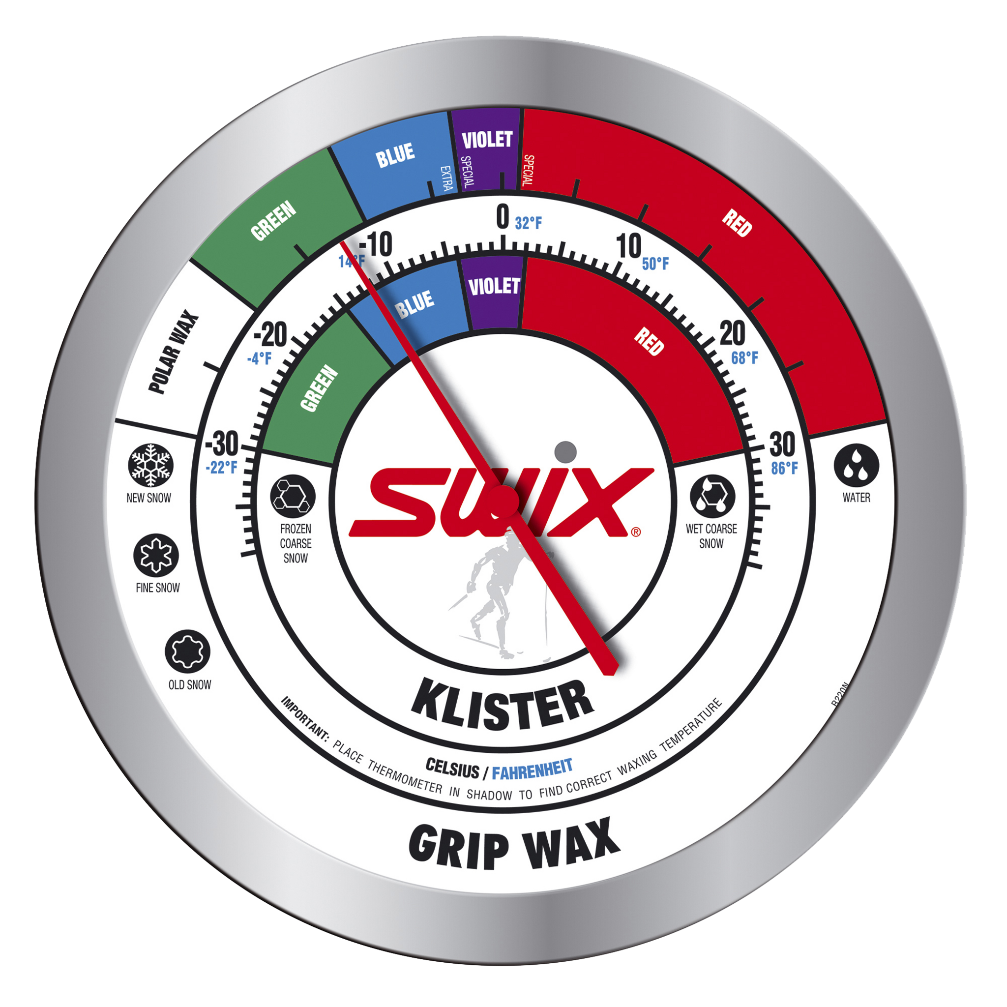 Настенный термометр Swix R024/250N Nordic 25/26, кросс-кантри