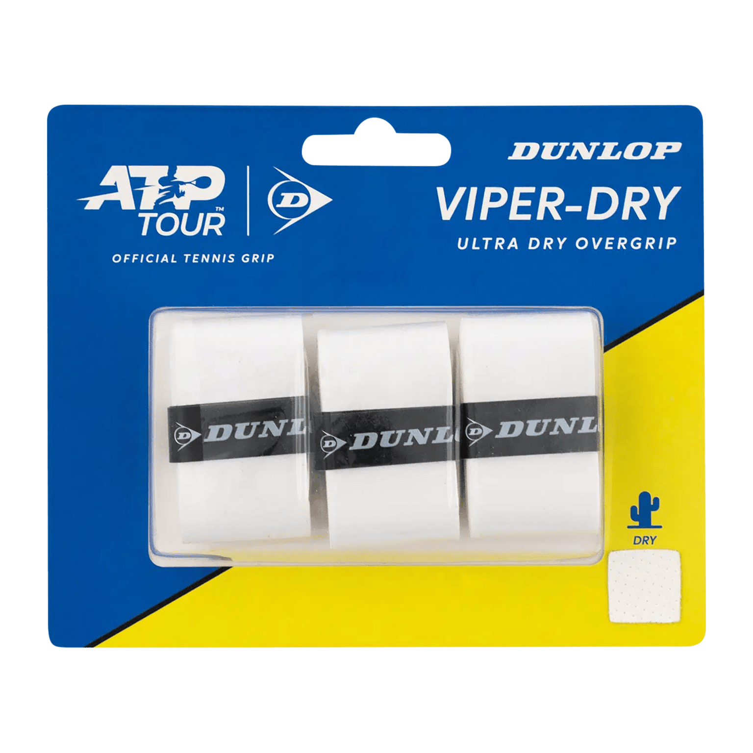 Dunlop Atp Viper-Dry Overgrip 3шт, лента для захвата