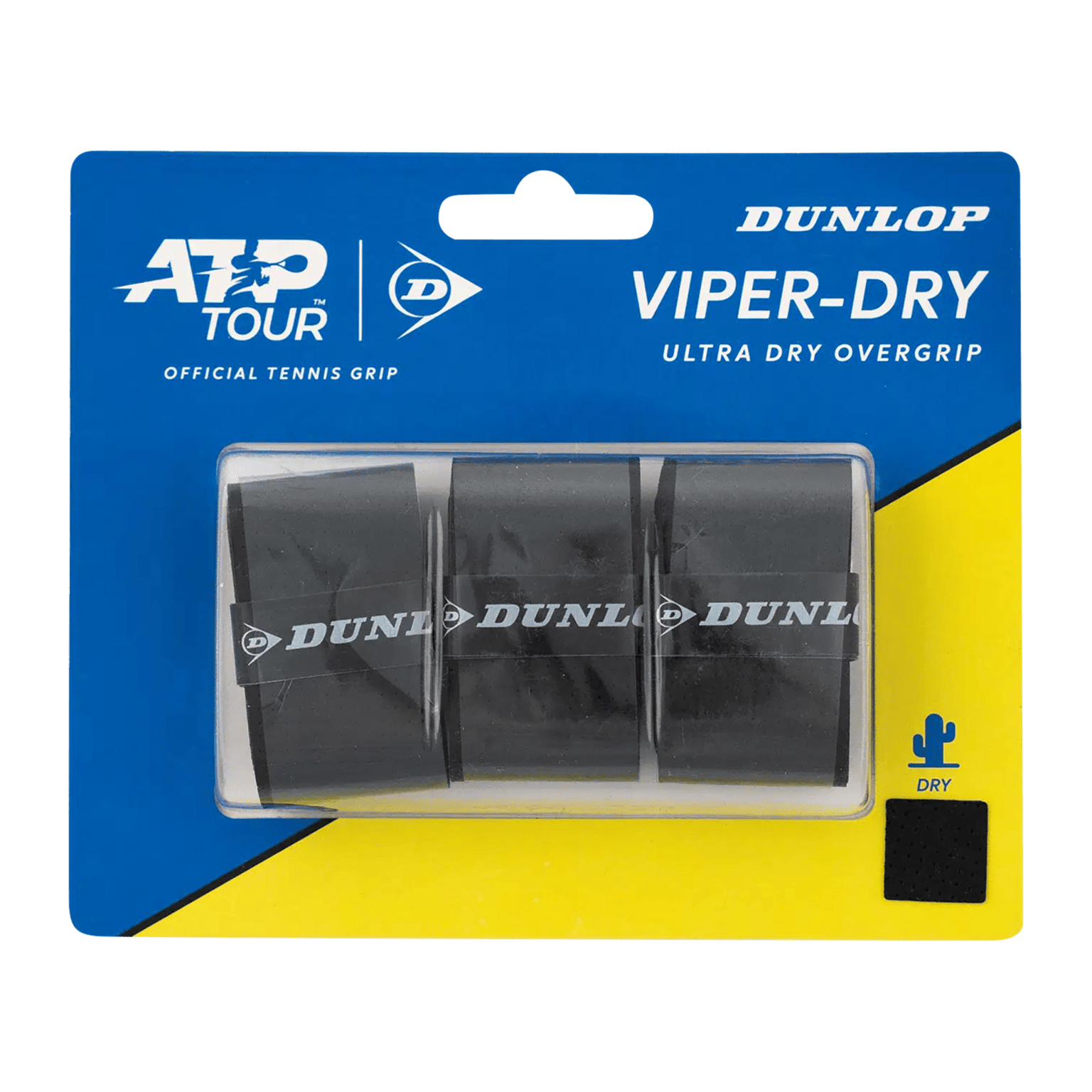 Dunlop Atp Viper-Dry Overgrip 3шт, лента для захвата