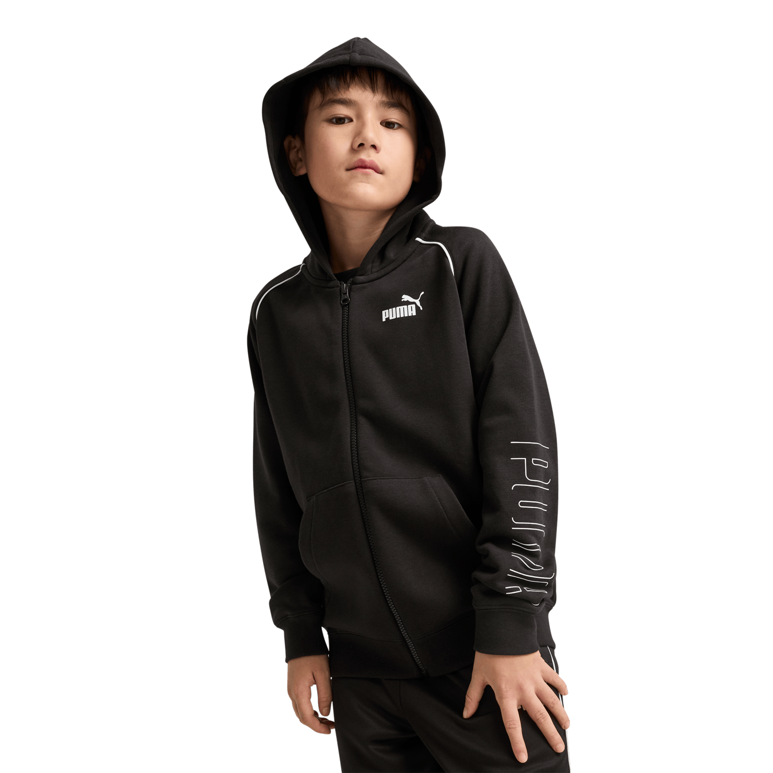 Puma Sport Full-Zip Hoodie, молодежная толстовка