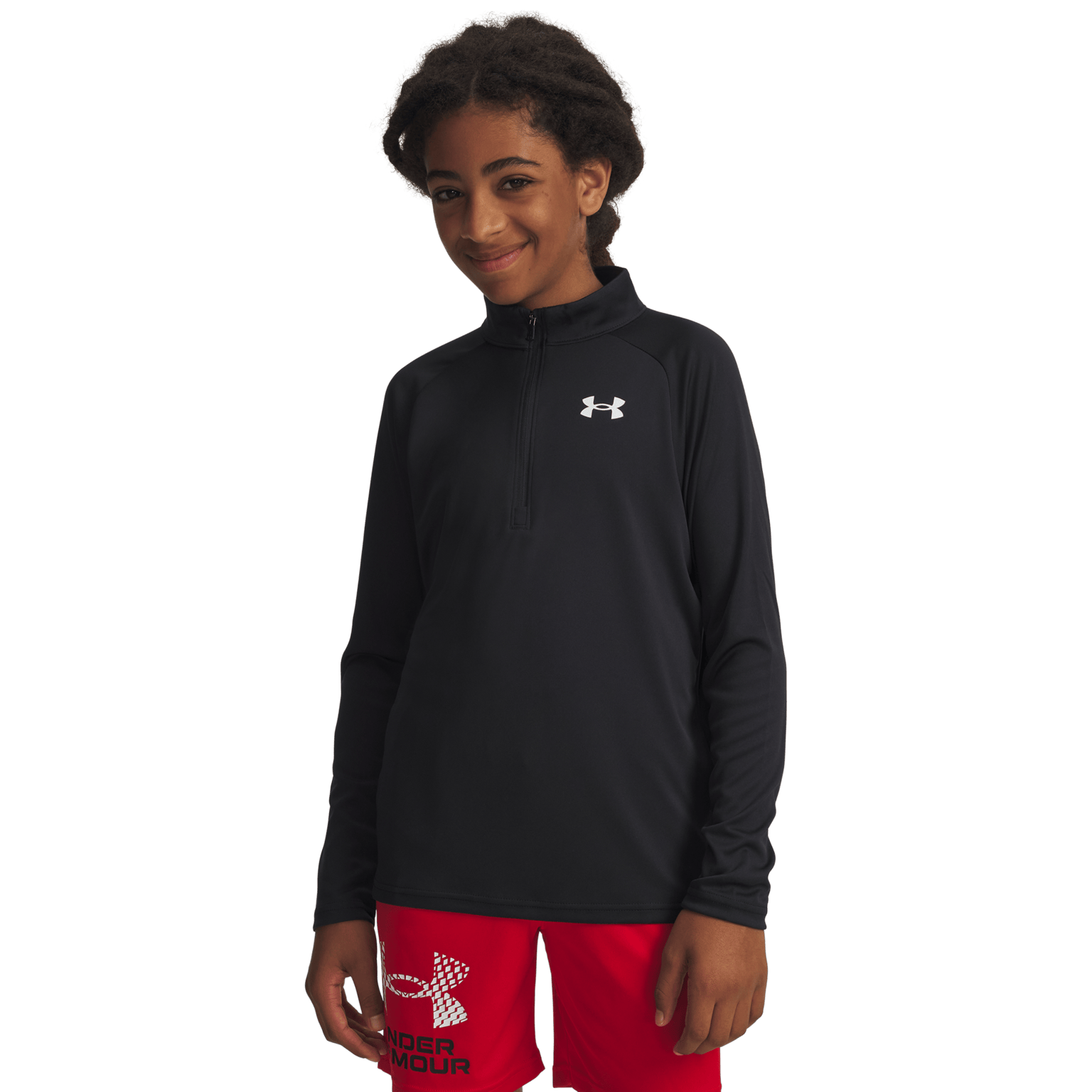 Under Armour Tech 2.0 1/2 Zip, детская тренировочная рубашка