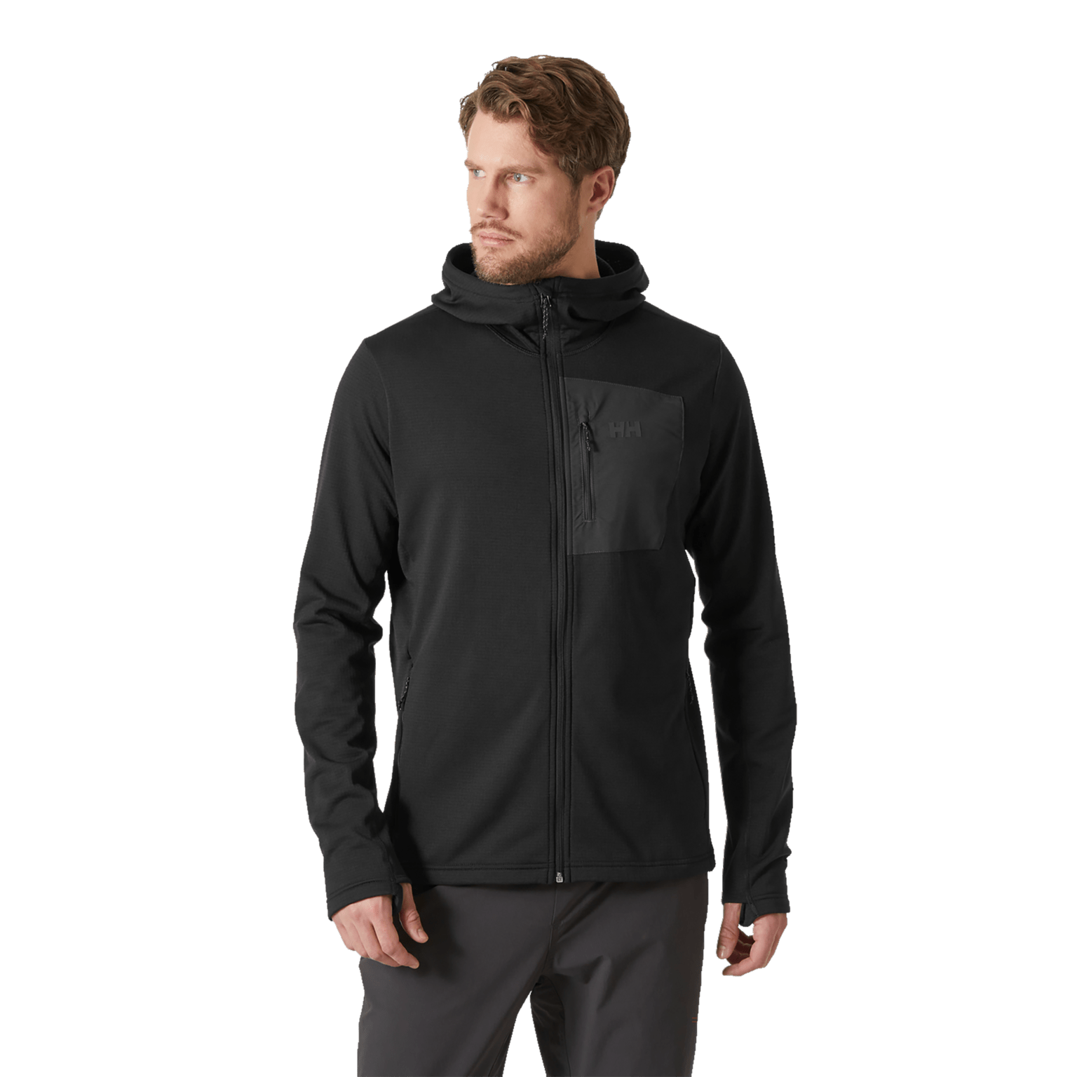 Helly Hansen Versalite Hooded Fleece Jacket, мужская флисовая куртка