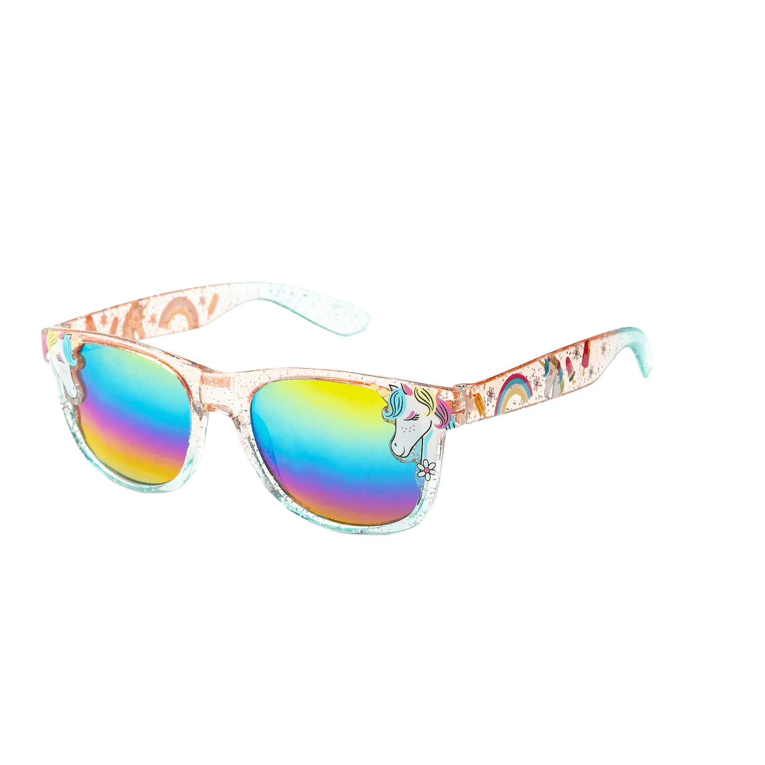 Waye 008 Pink And Blue Unicorn, молодежные солнцезащитные очки