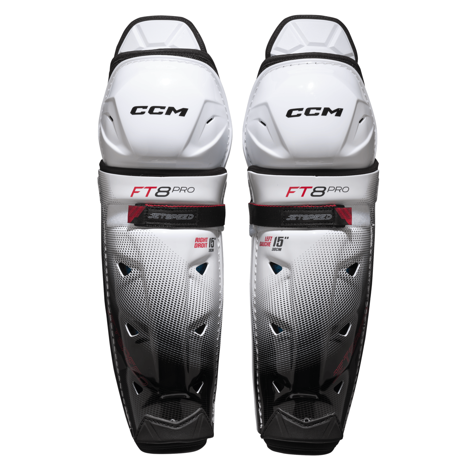 Щитки CCM Jetspeed FT8 Pro 26/27, молодежные наколенники