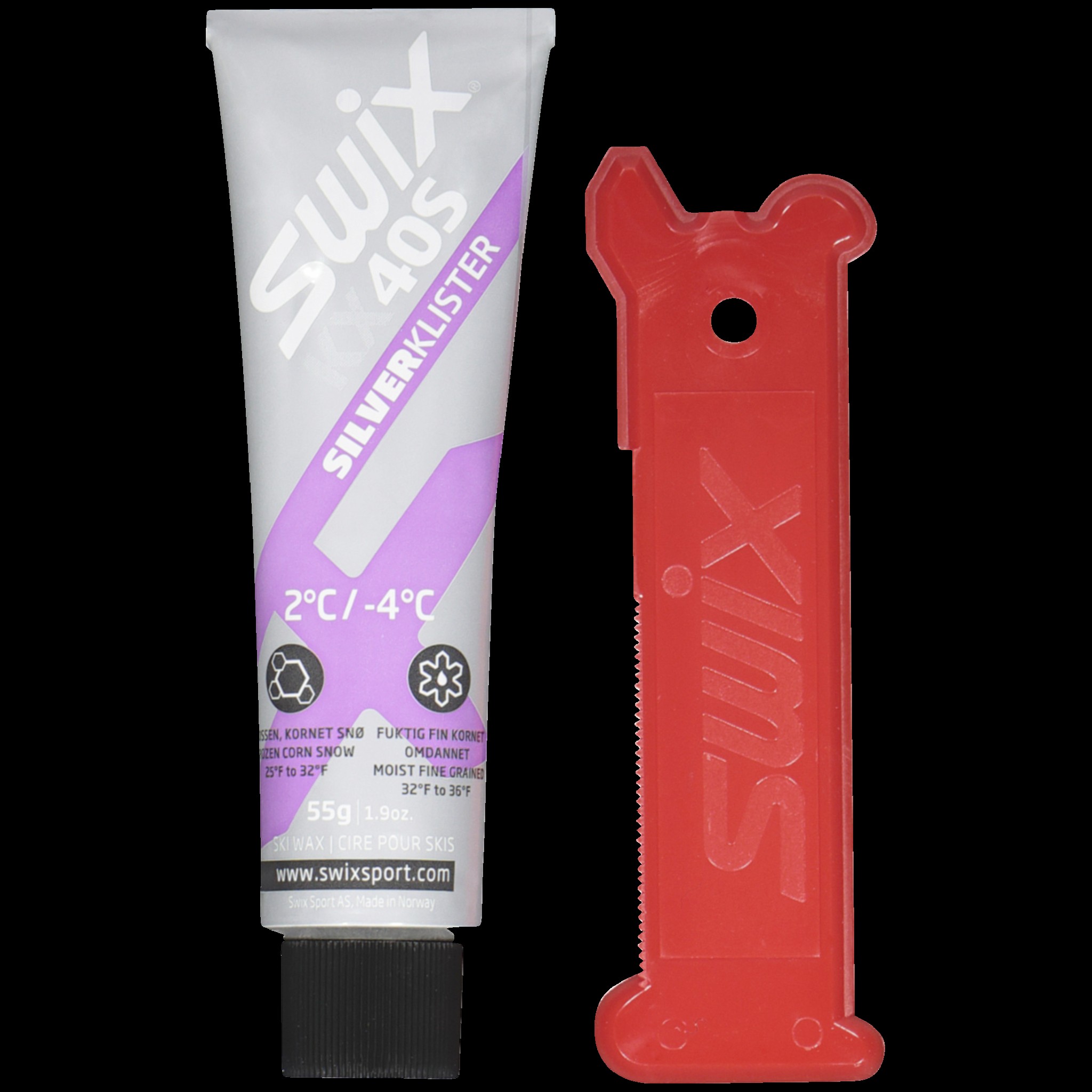 Swix Klister KX40S Silver -4C до 2C 25/26, паста 55 г
