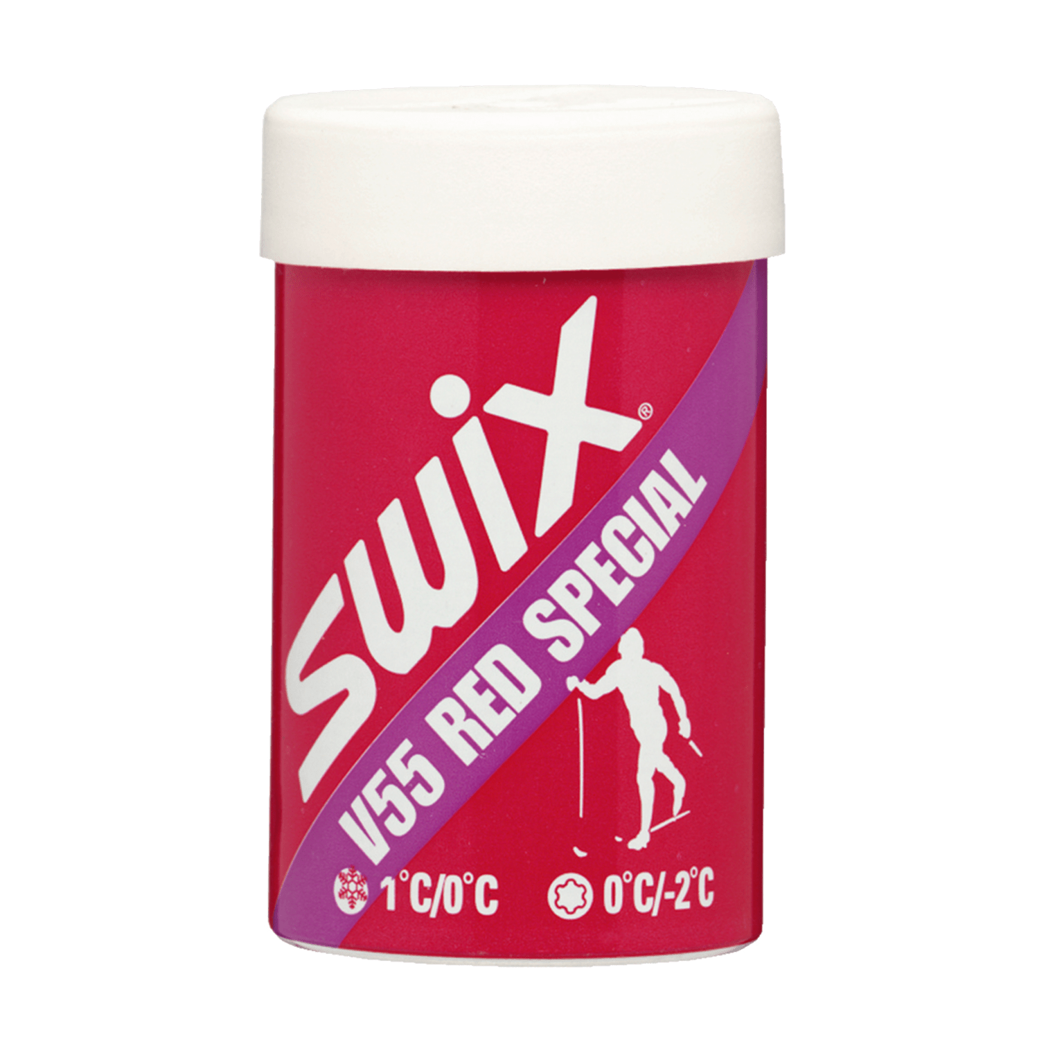 Swix Grip Wax V55 Red Special 0/+1C, 45г 24/25, 45г 25/26, праймер