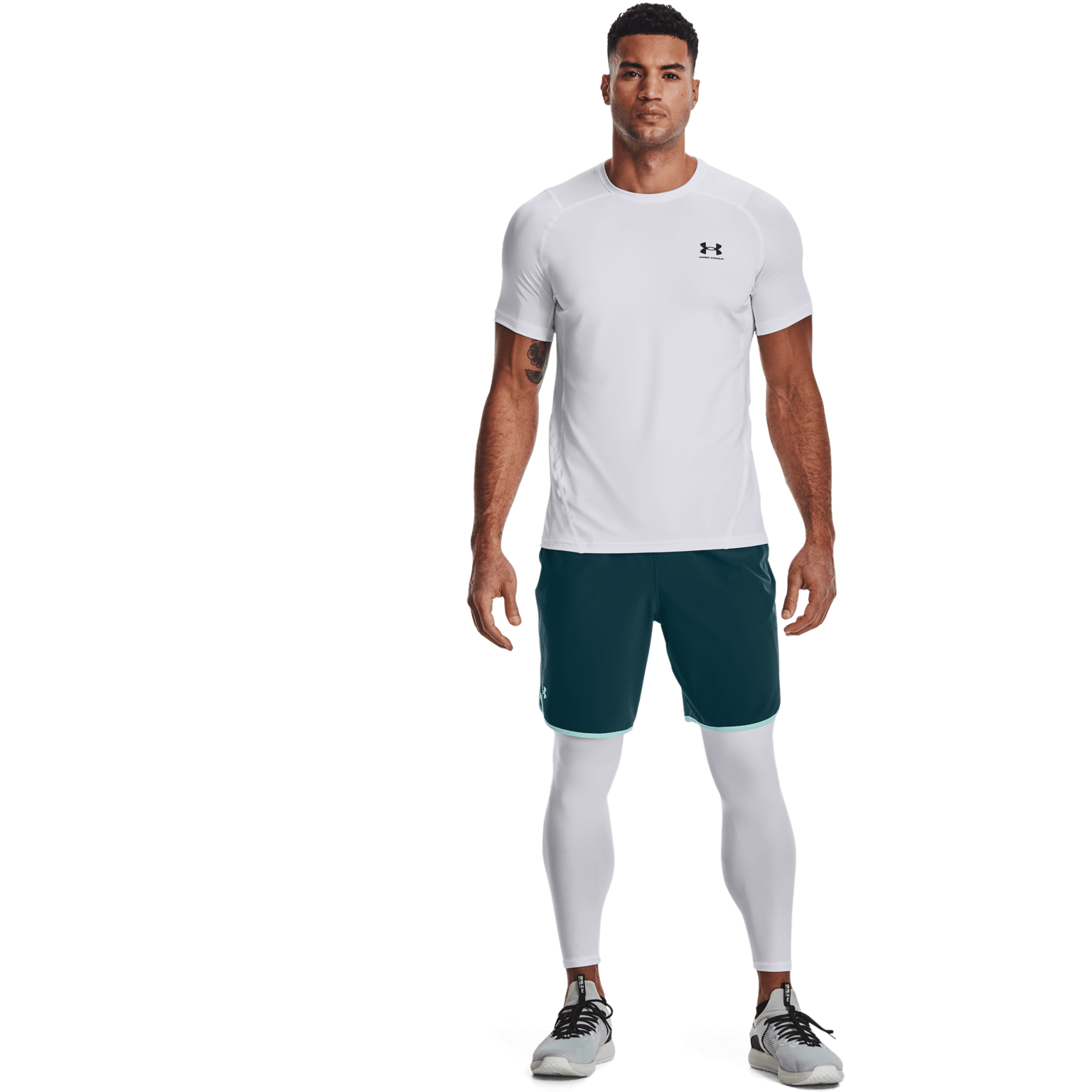 Under Armour HeatGear® Armor Leggings, мужские компрессионные брюки