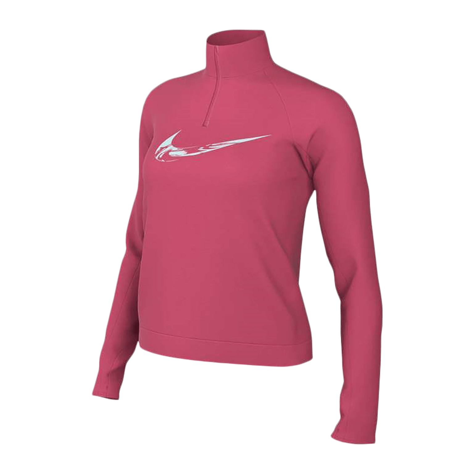 Женская тренировочная рубашка Nike Swoosh HyperBright Half-Zip Midlayer