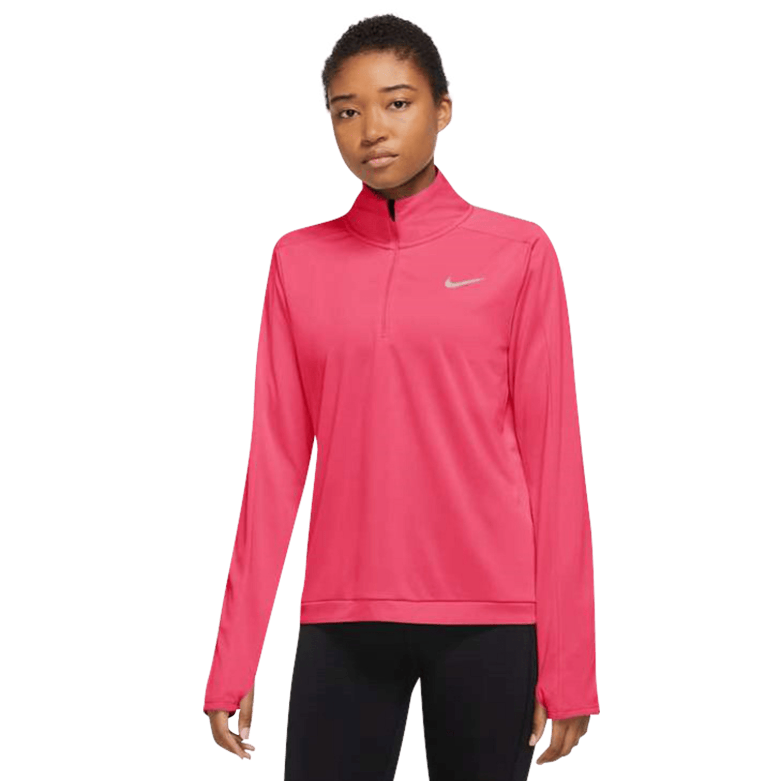 Nike Dri-FIT Pacer Half Zip, женская тренировочная рубашка