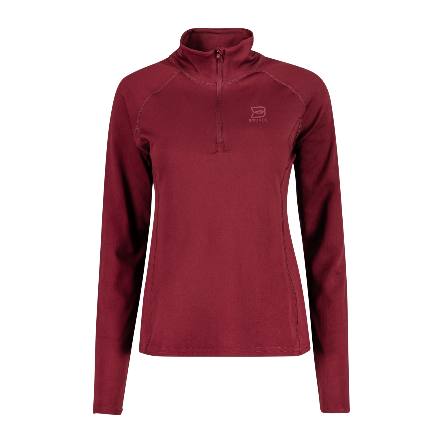 Женская тренировочная рубашка Bounce Brushed Halfzip