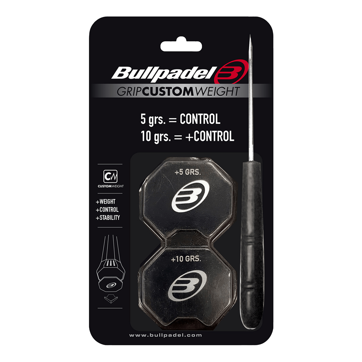 BullPadel Grip Custom Weight 5/г, утяжелители для ракеток