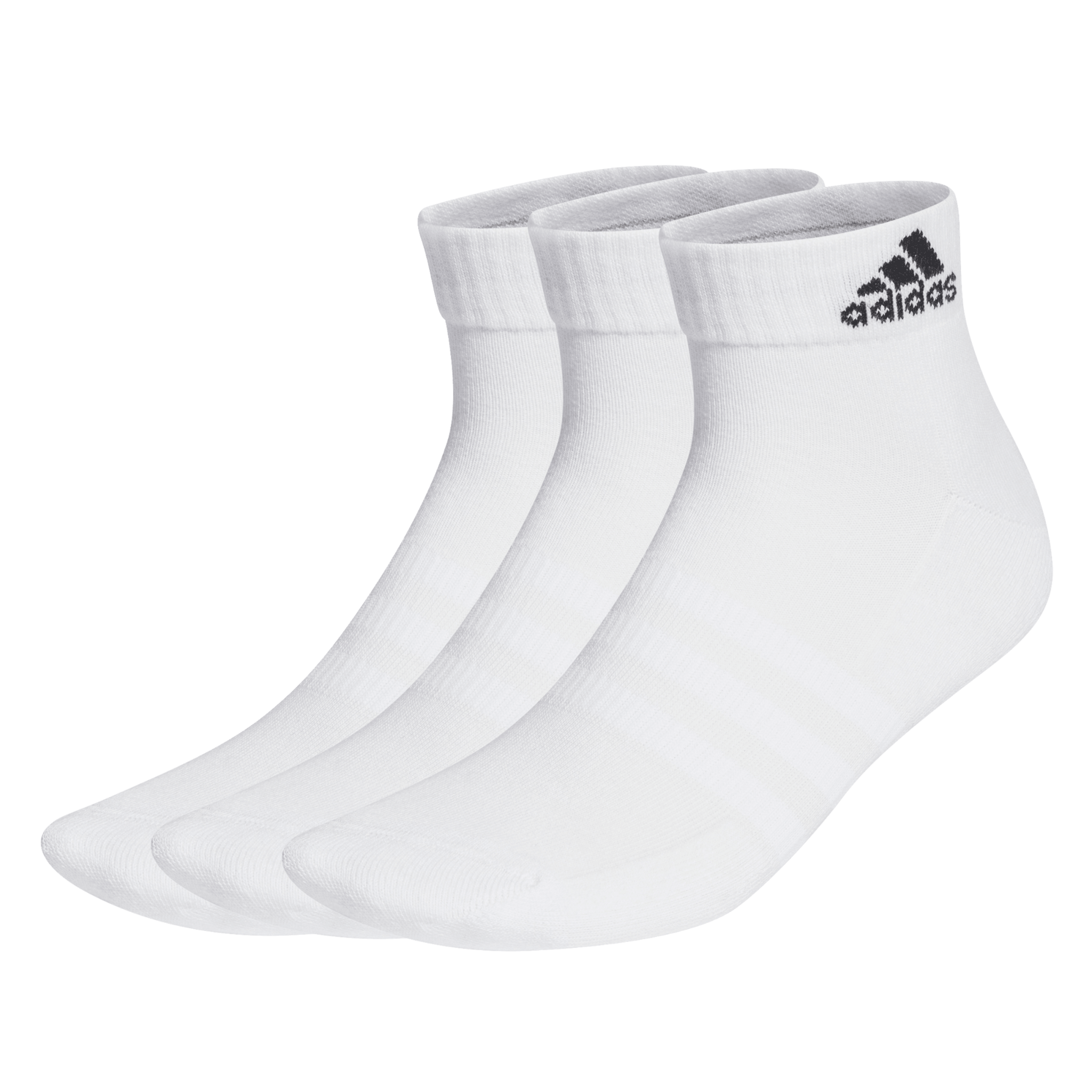 Спортивные носки adidas с мягкой подкладкой, 3 пары носков до щиколотки