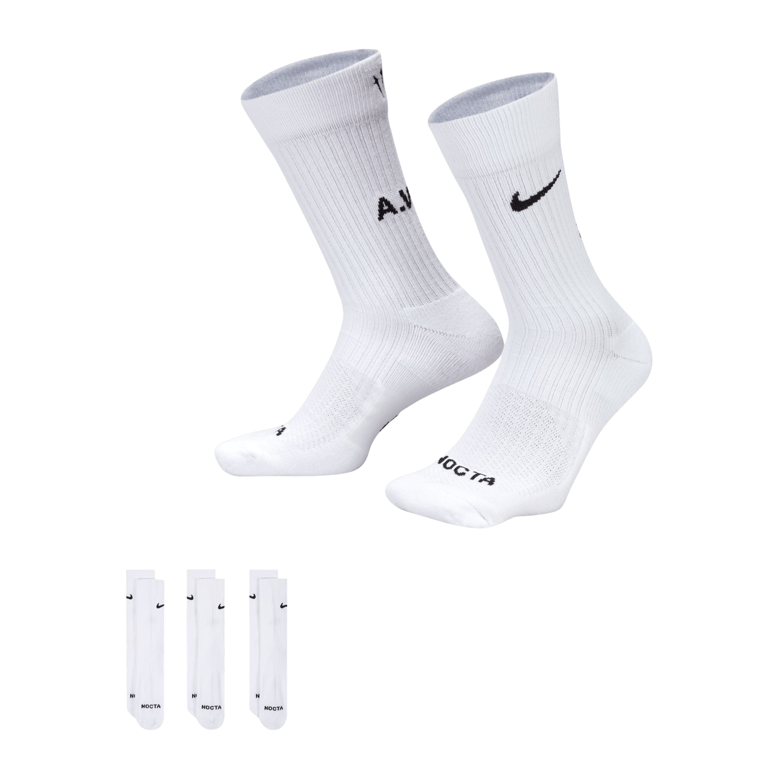 Nike U Snkrsox Crew 3Pr-160 Nocta