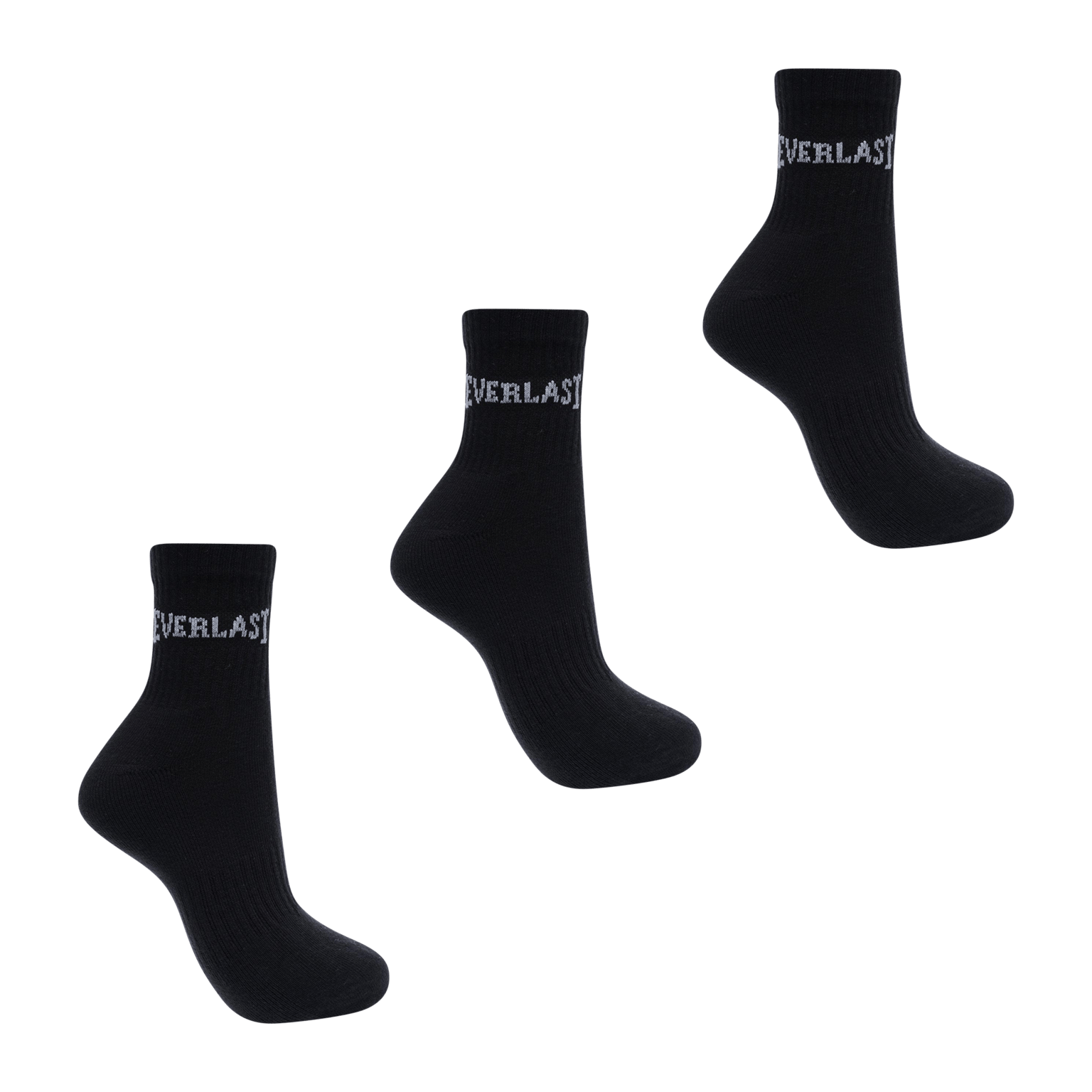 Everlast Qtr Sk 3Pk S+00, носки