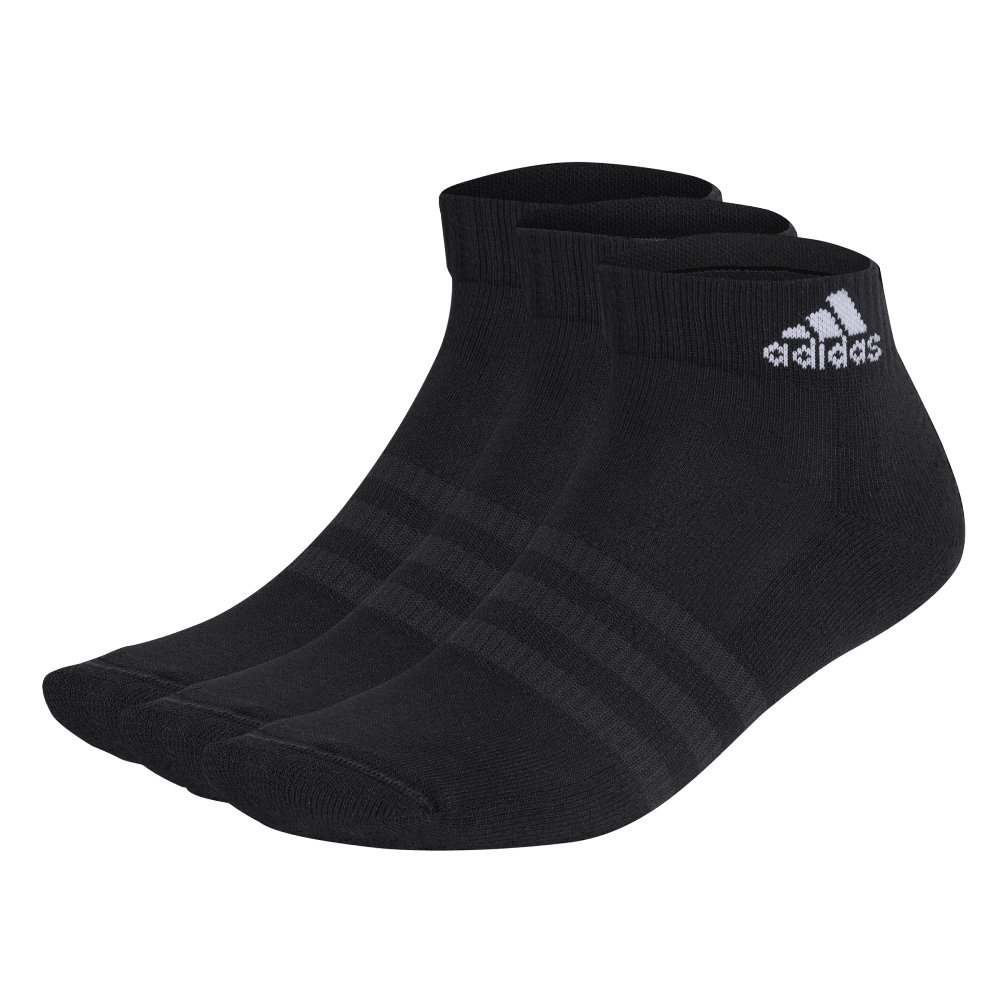 Спортивные носки adidas с мягкой подкладкой, 3 пары носков до щиколотки