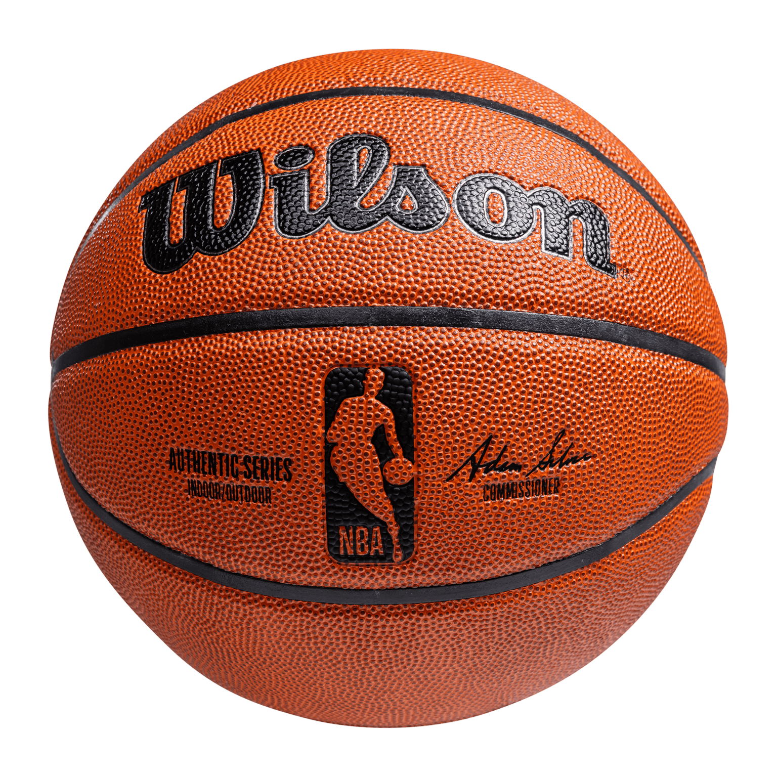 Аутентичный баскетбольный мяч Wilson NBA в помещении и на открытом воздухе, баскетбол