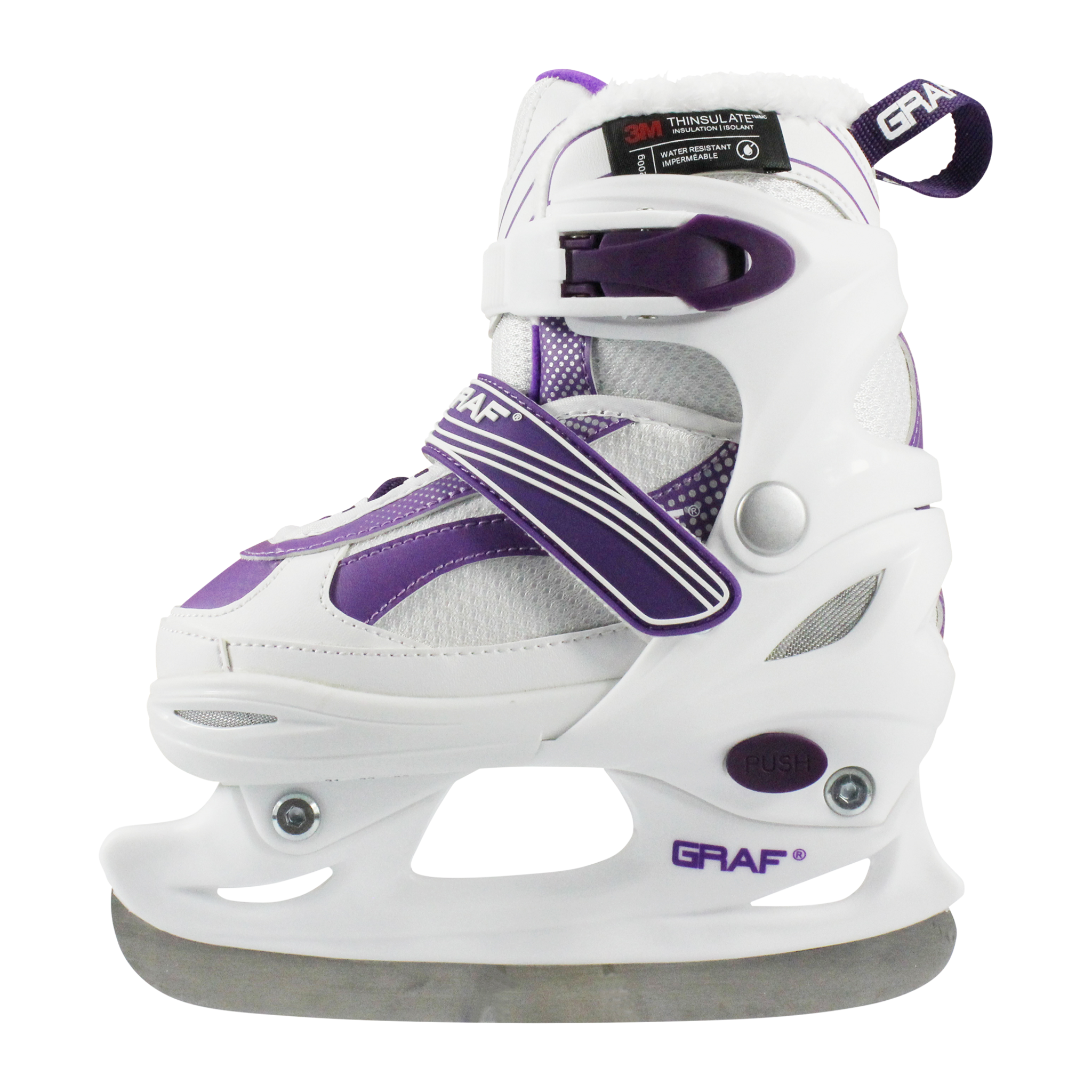 Graf Thinsulate Adjustable Ice Skate, детские коньки 23/24